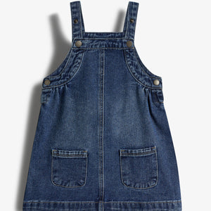 Spencer-kjole i denim - Little - Dark Blue Denim