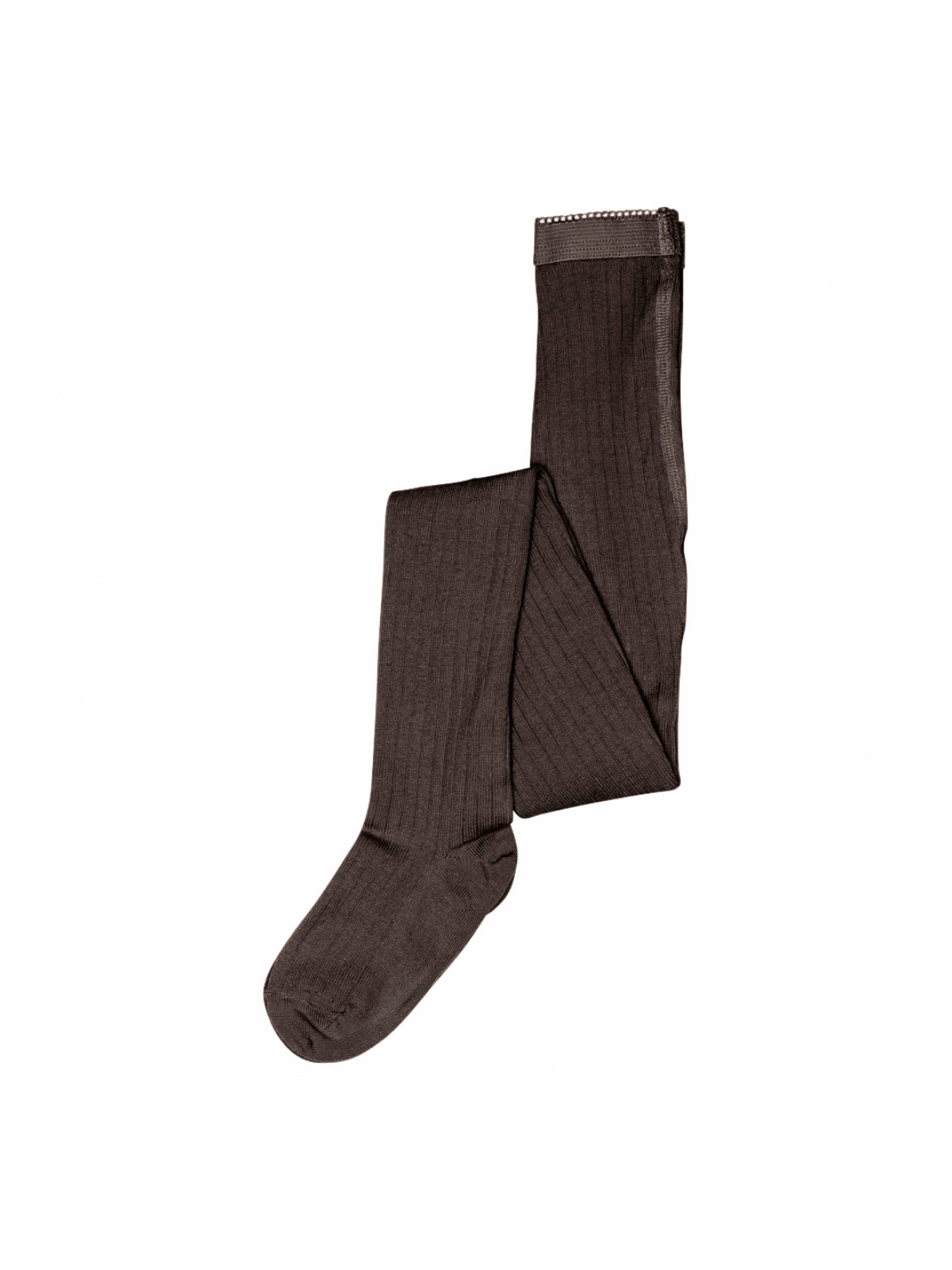MP Rib Strømpebukser i uld - All - Chocolate Melange | 100878 MP Wool tights