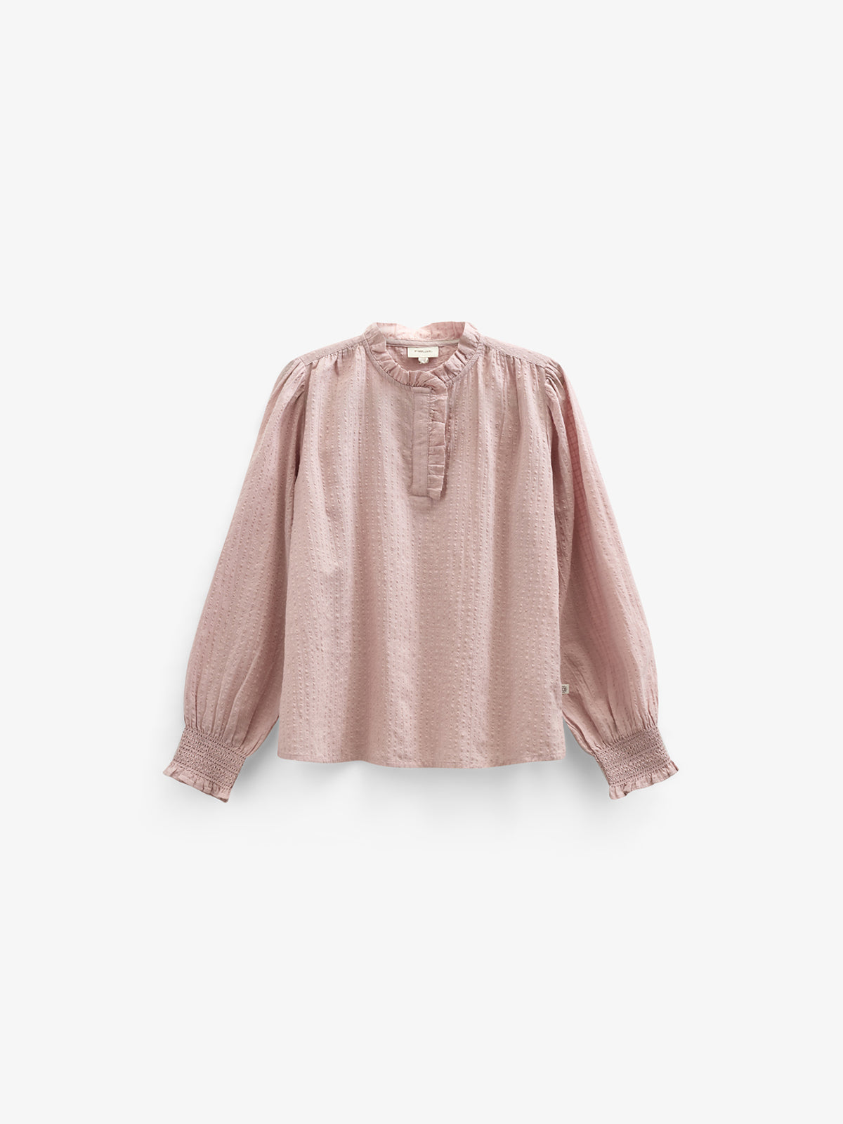 Bomulds-Bluse med stolpelukning - Tween - Rose | 100881 Claire