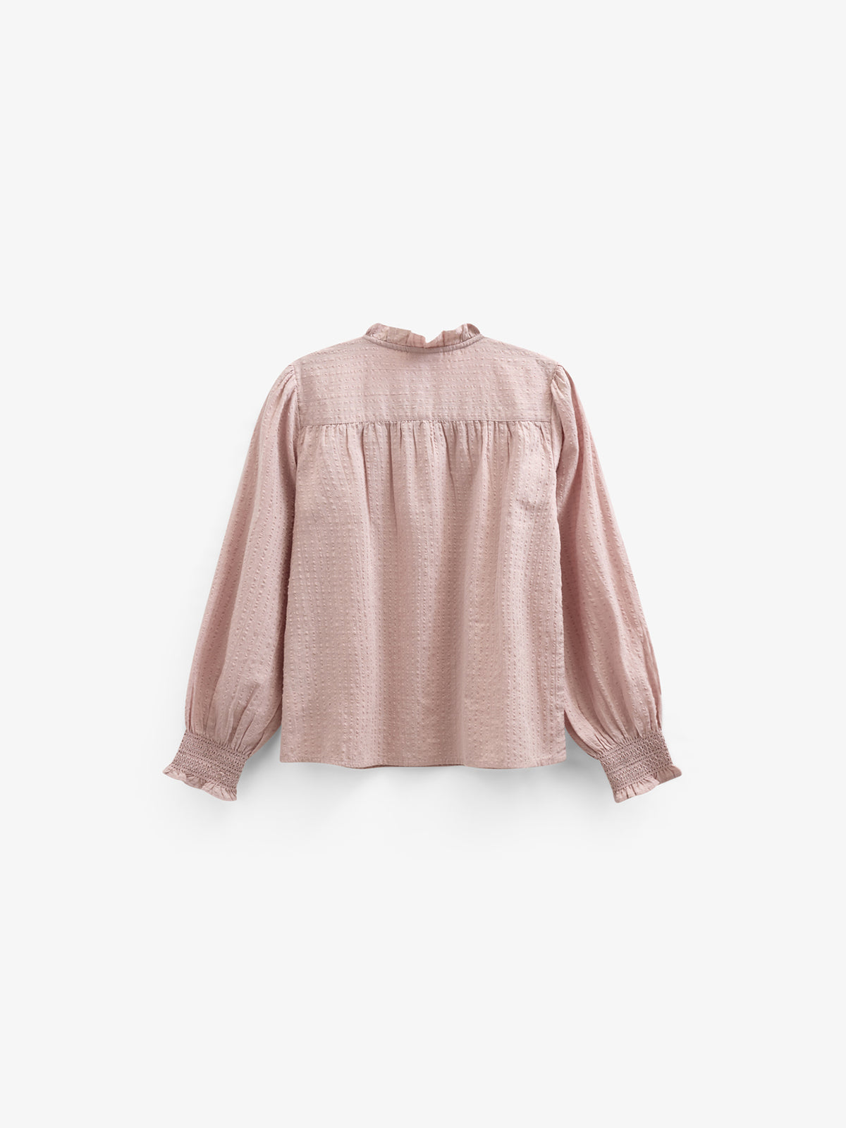 Bomulds-Bluse med stolpelukning - Tween - Rose | 100881 Claire