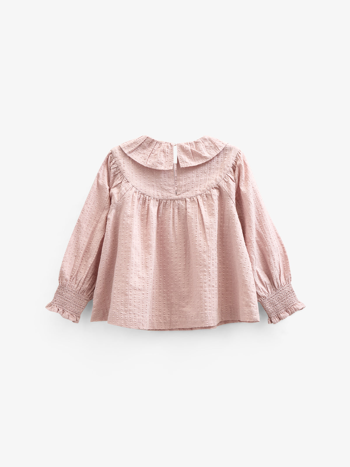Bomulds-Bluse med krave - Kids - Rose | 100884 Claire