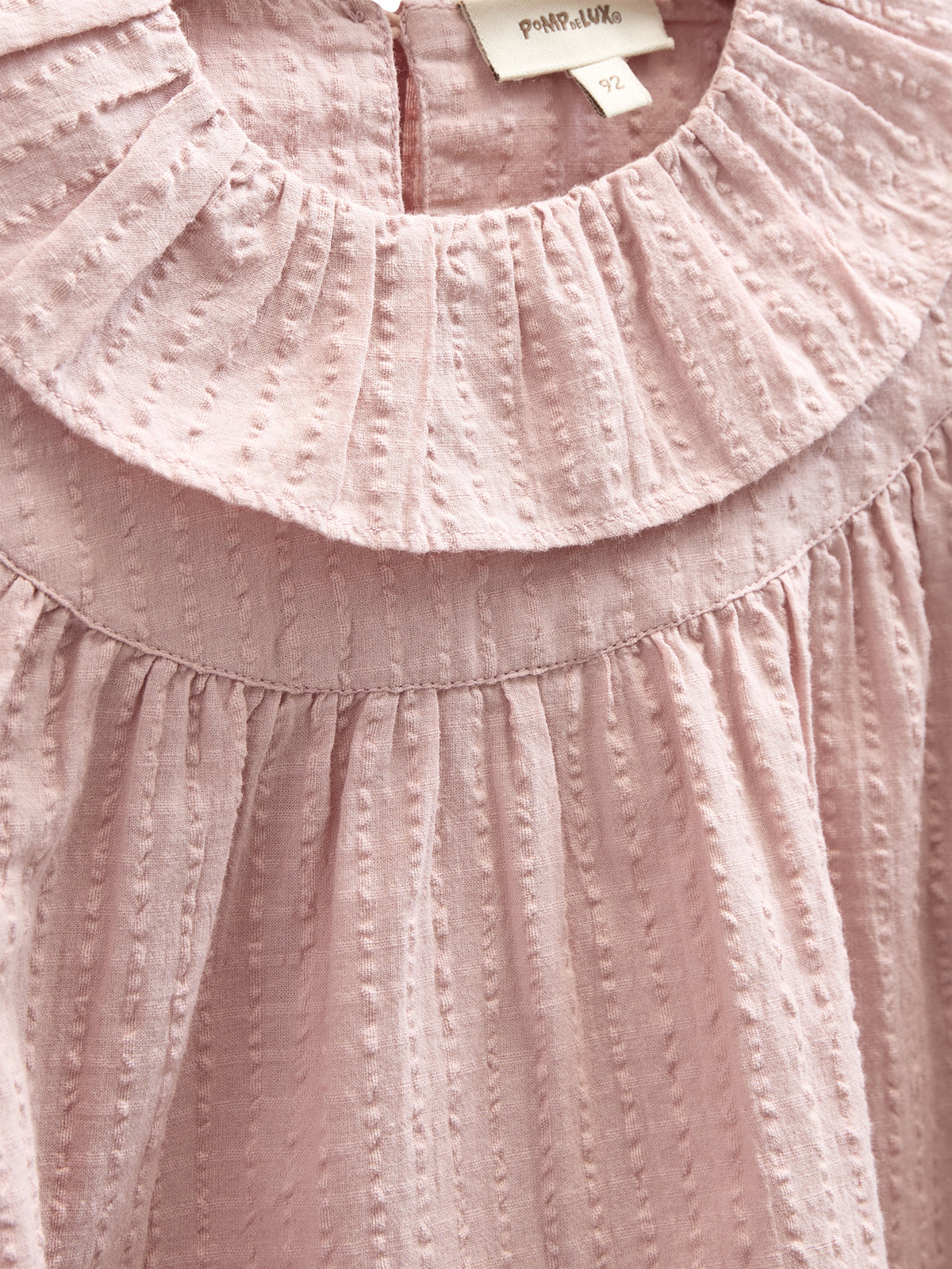 Bomulds-Bluse med krave - Kids - Rose | 100884 Claire