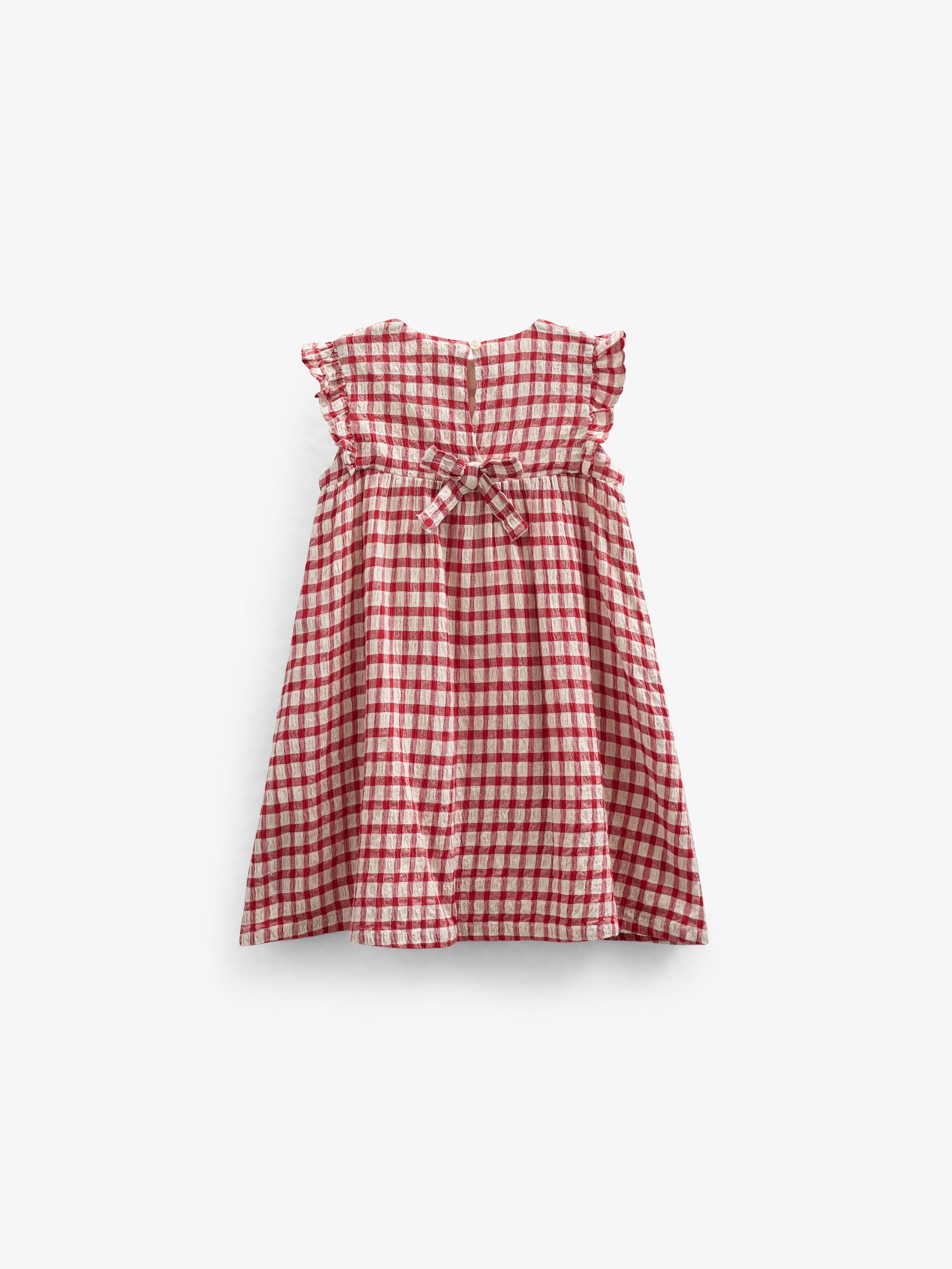 Ternet bomuldskjole - Kids - Cherry Red | 100904 Bonnie