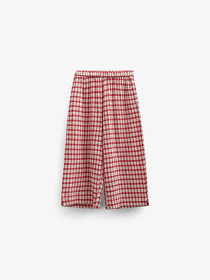 Ternede bomuldsbukser - Kids - Cherry Red | 100906 Bonnie