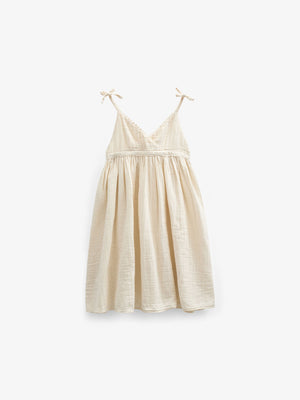 Stropkjole i musselin - Tween - Off White | 100911 Jasmine