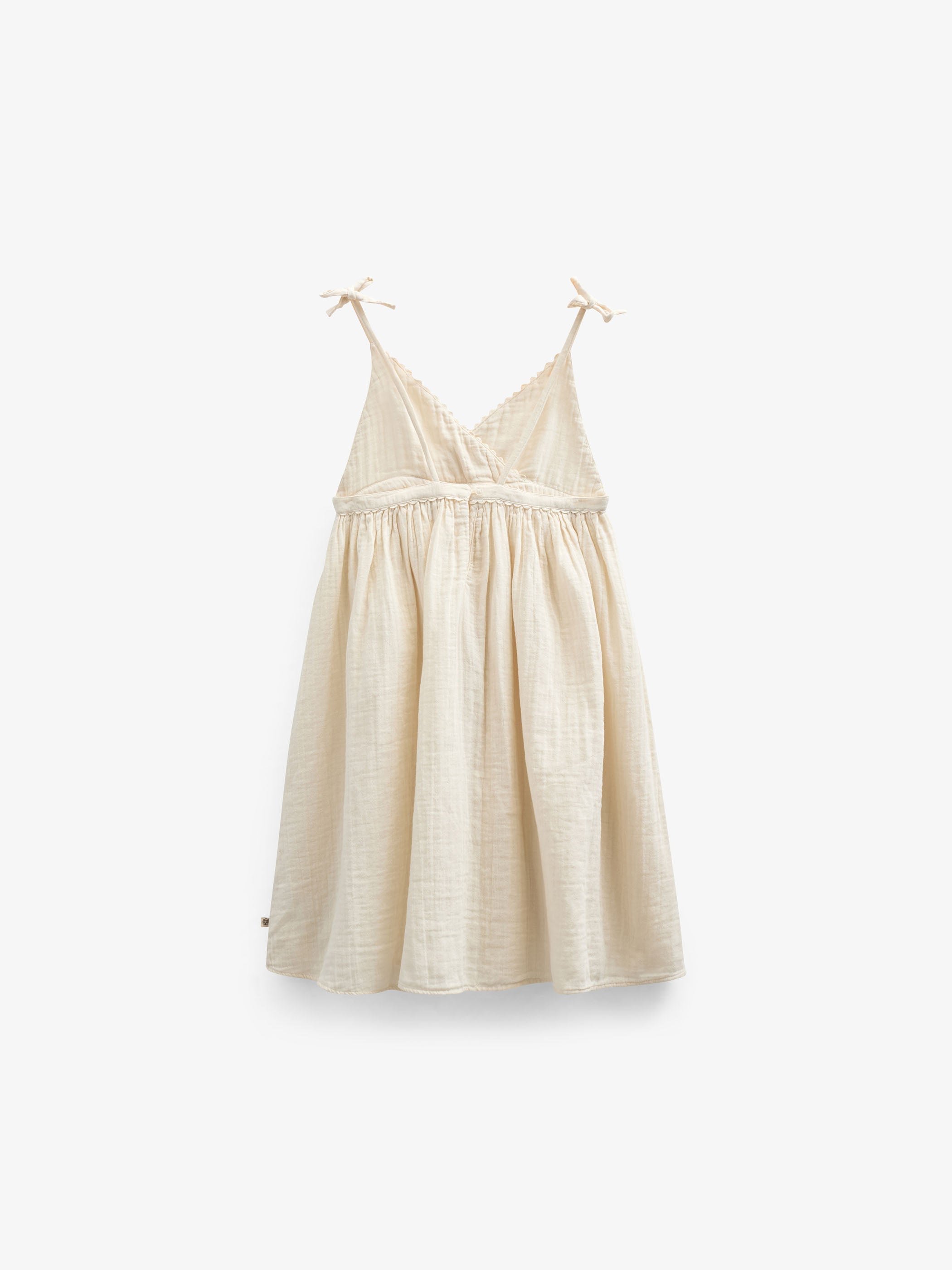 Stropkjole i musselin - Tween - Off White | 100911 Jasmine