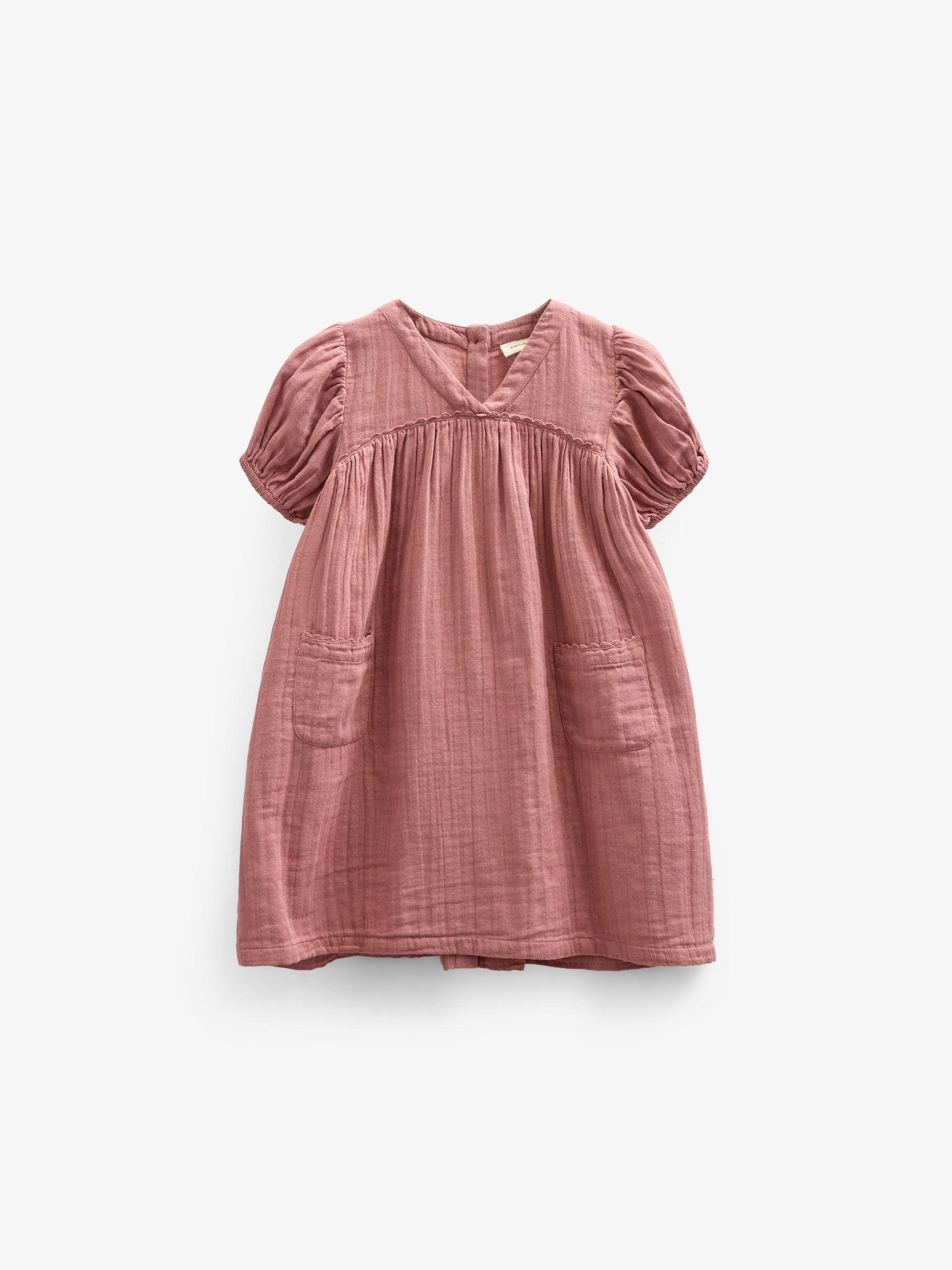 Kjole i musselin - Kids - Old Rose | 100915 Jasmine