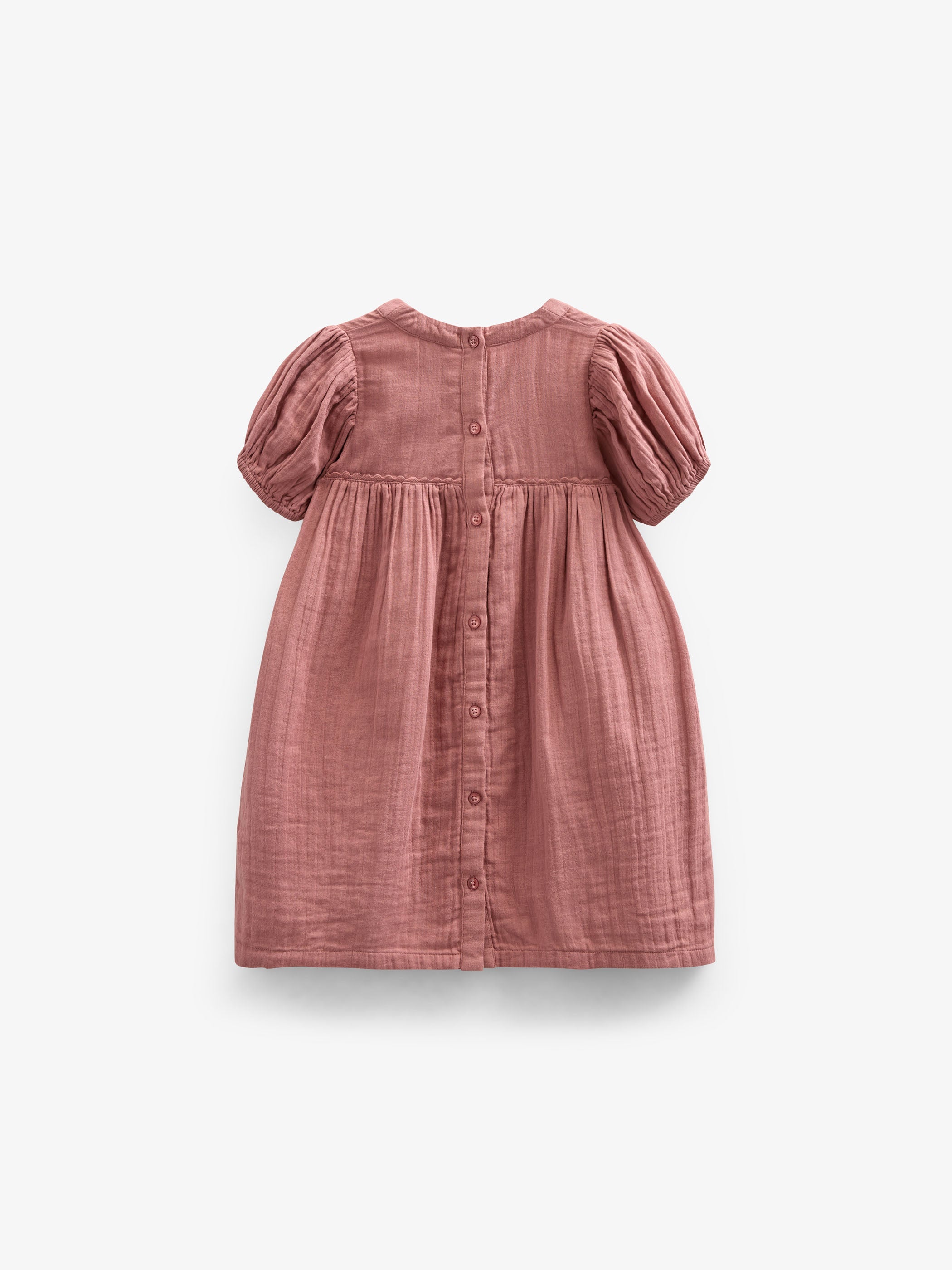 Kjole i musselin - Kids - Old Rose | 100915 Jasmine