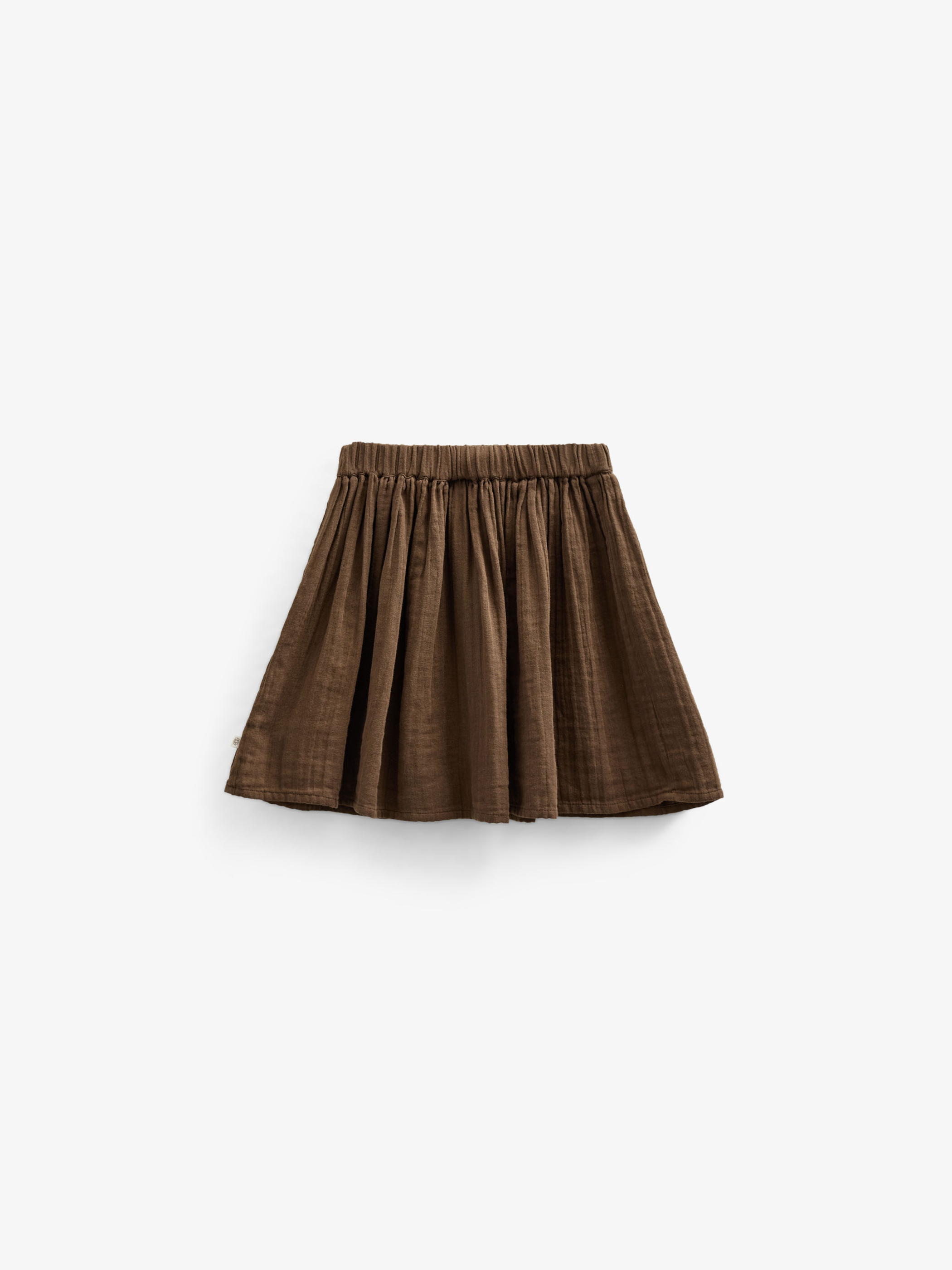 Nederdel i musselin - Tween - Dark Brown | 100935 Jasmine