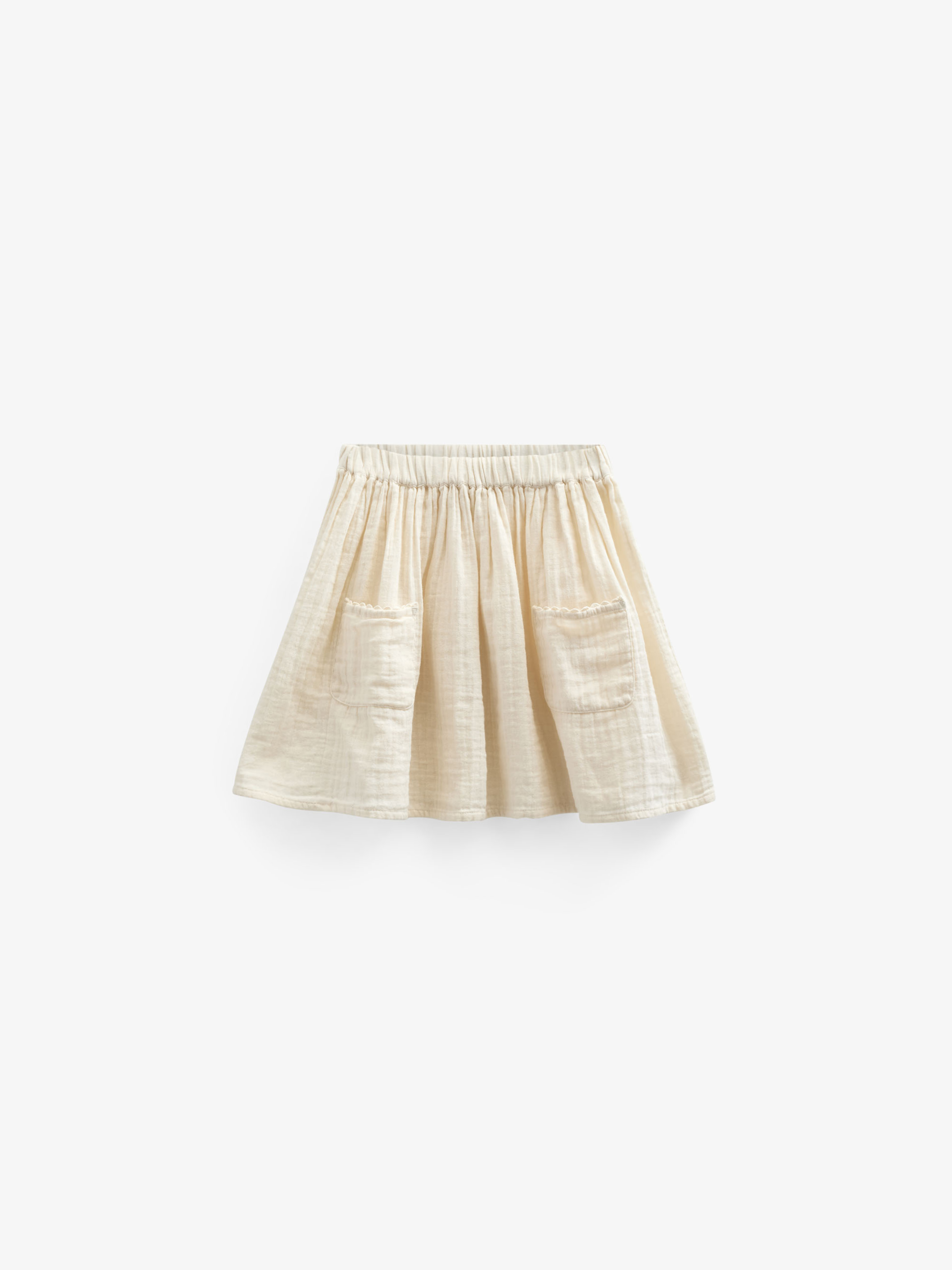 Nederdel i musselin - Tween - Off White | 100937 Jasmine