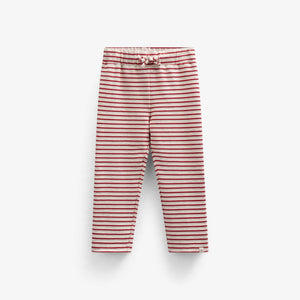 Stribede jersey bukser - Kids - Cherry Red | 100999 Emmie