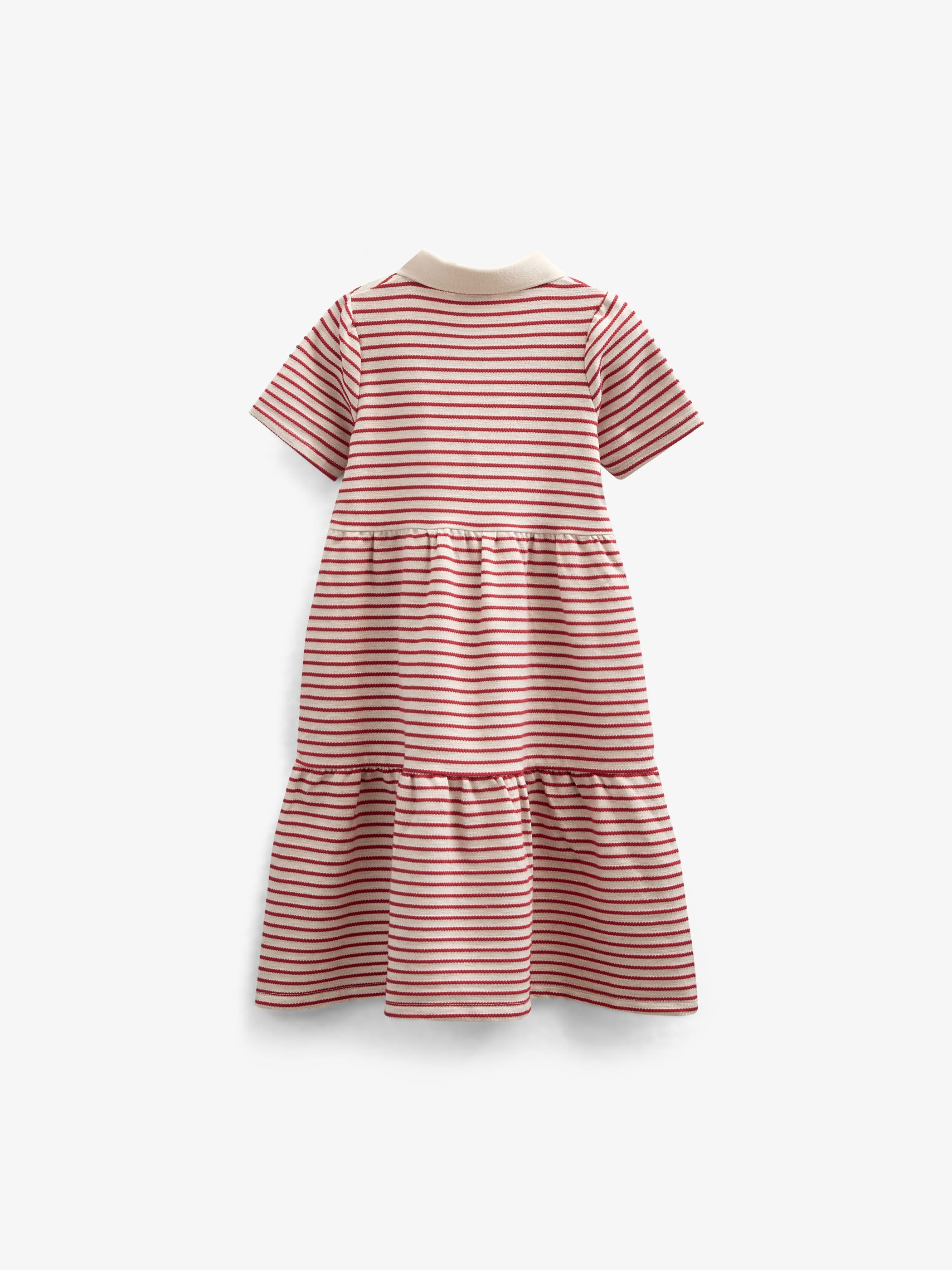 Stribet jersey kjole - Kids - Cherry Red | 101008 Emmie