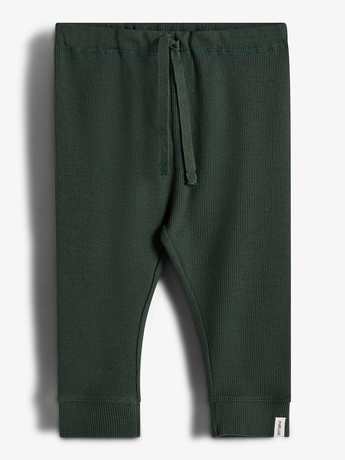 Basic Rib-bukser - Little - Dark Green