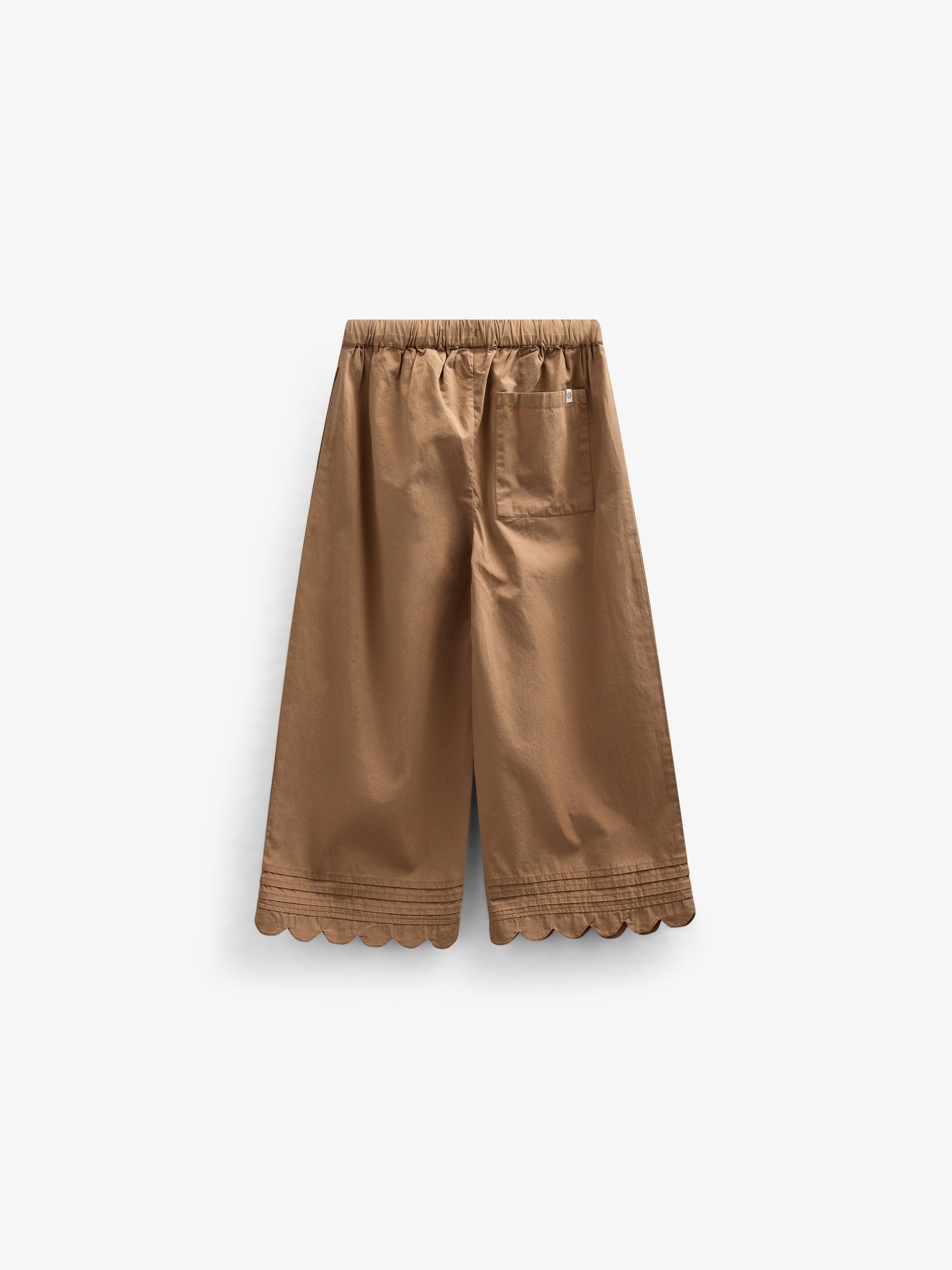 Poplinbukser med muslingekant - Tween - Coconut | 101079 Joy