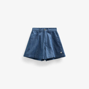 Shorts med vidde i light-denim - Tween - Blue Denim | 101084 Isabella