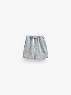 Baggy jacquardvævede denimshorts - Tween - Blue Denim | 101092 Kyle