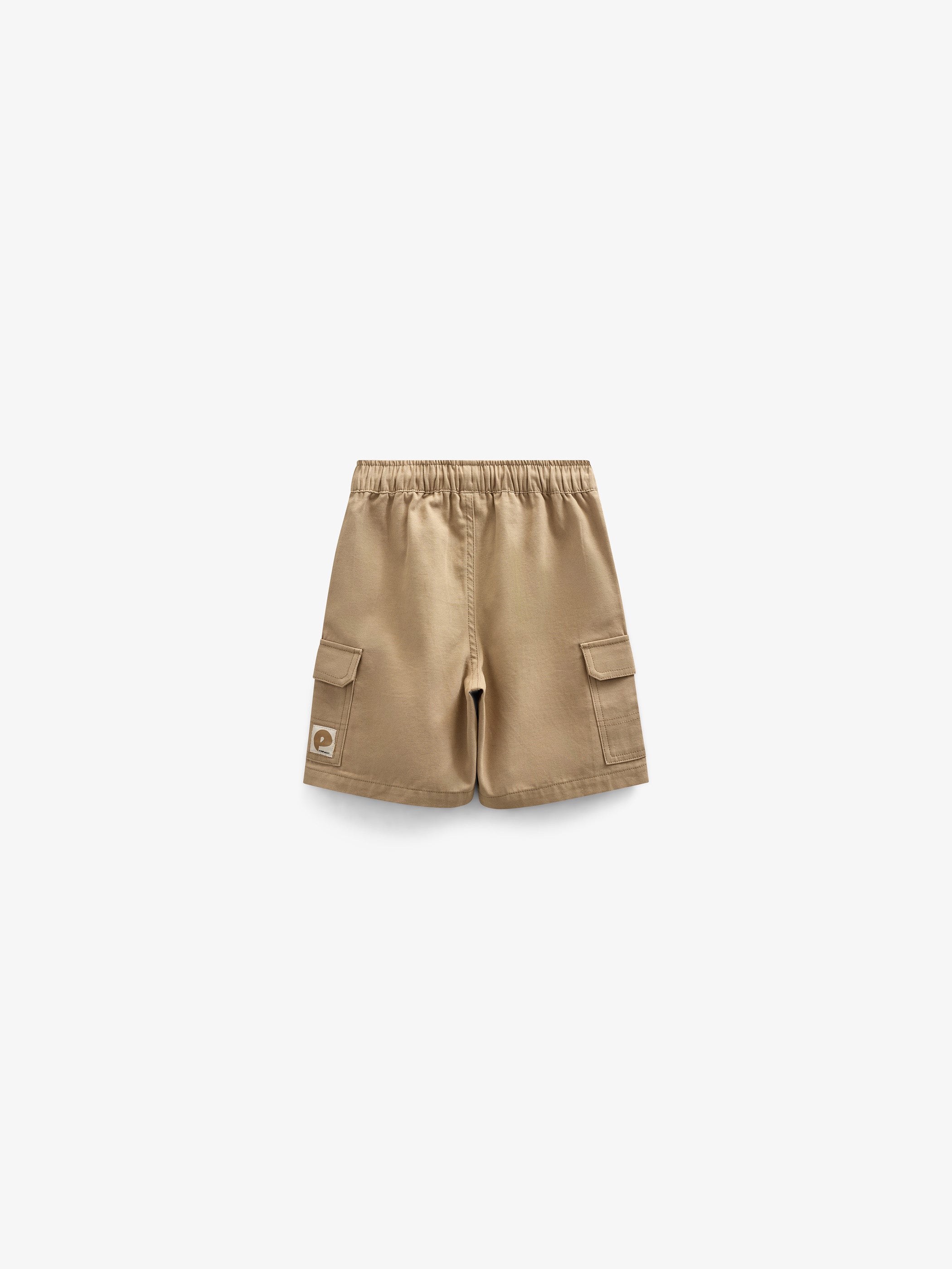 Canvas cargo-shorts - Kids - Khaki | 101120 Isack