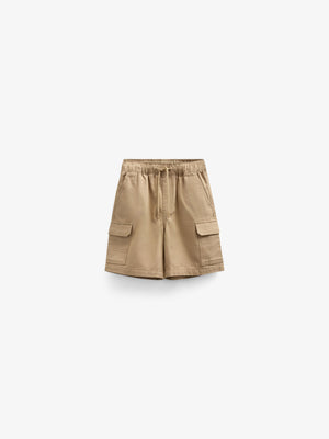 Canvas cargo-shorts - Tween - Khaki | 101121 Isack