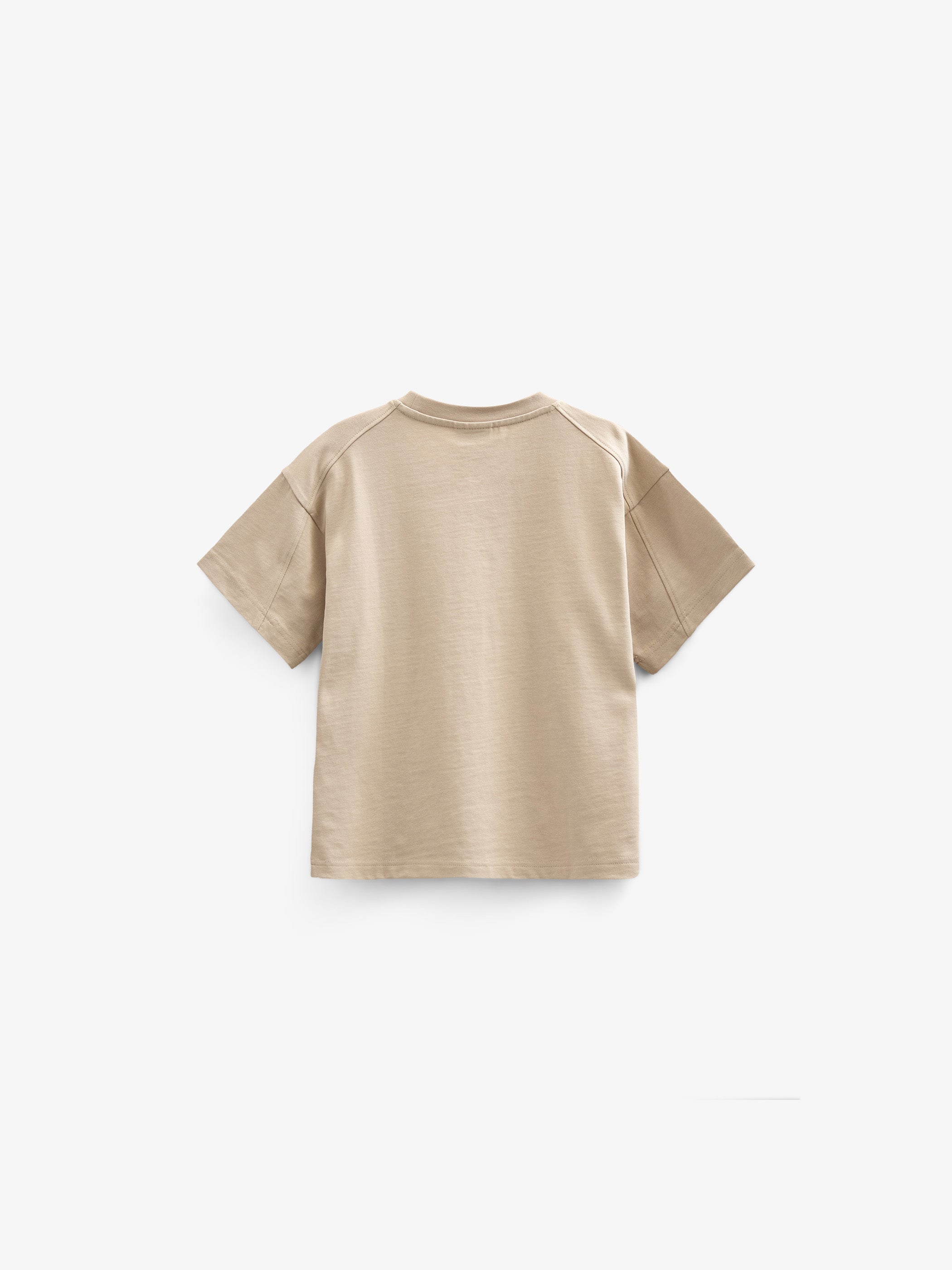 T-shirt med lomme - Kids - Light Sand | 101146 Jasper
