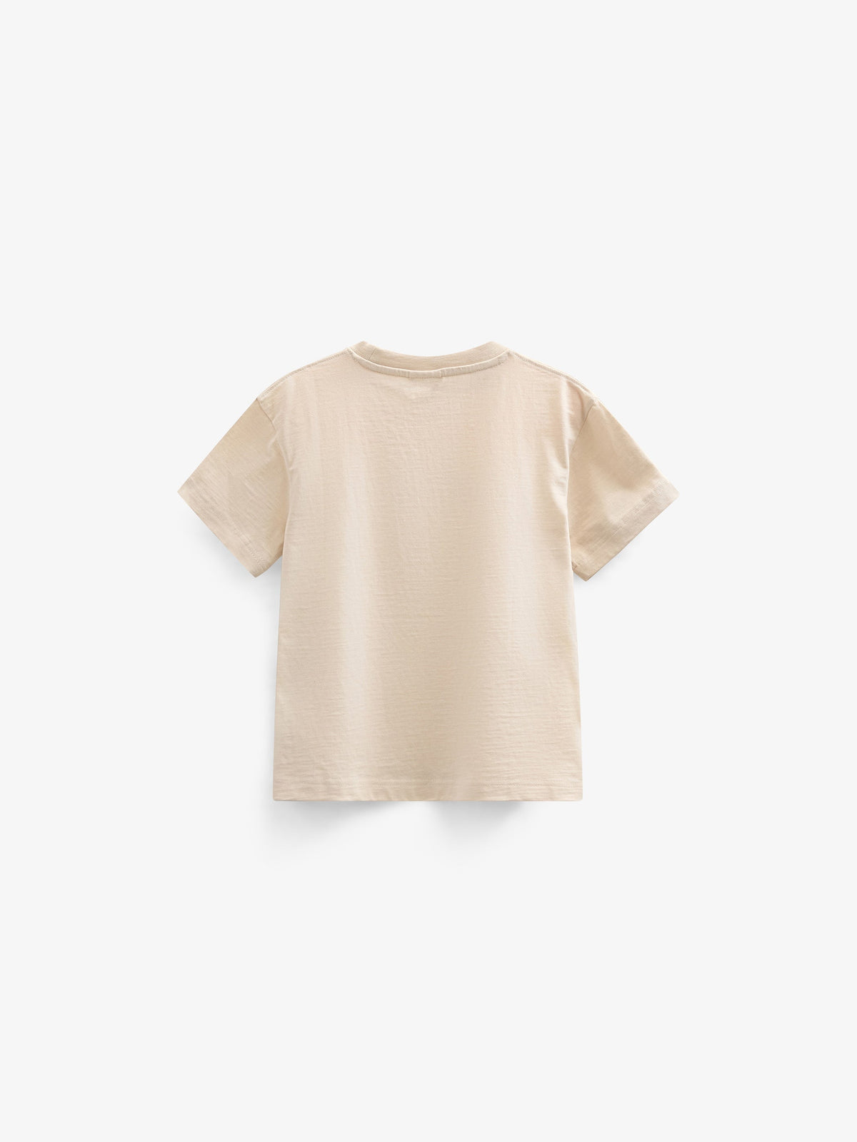 Slub jersey T-shirt med broderi - Tween - Offwhite | 101160 Villum