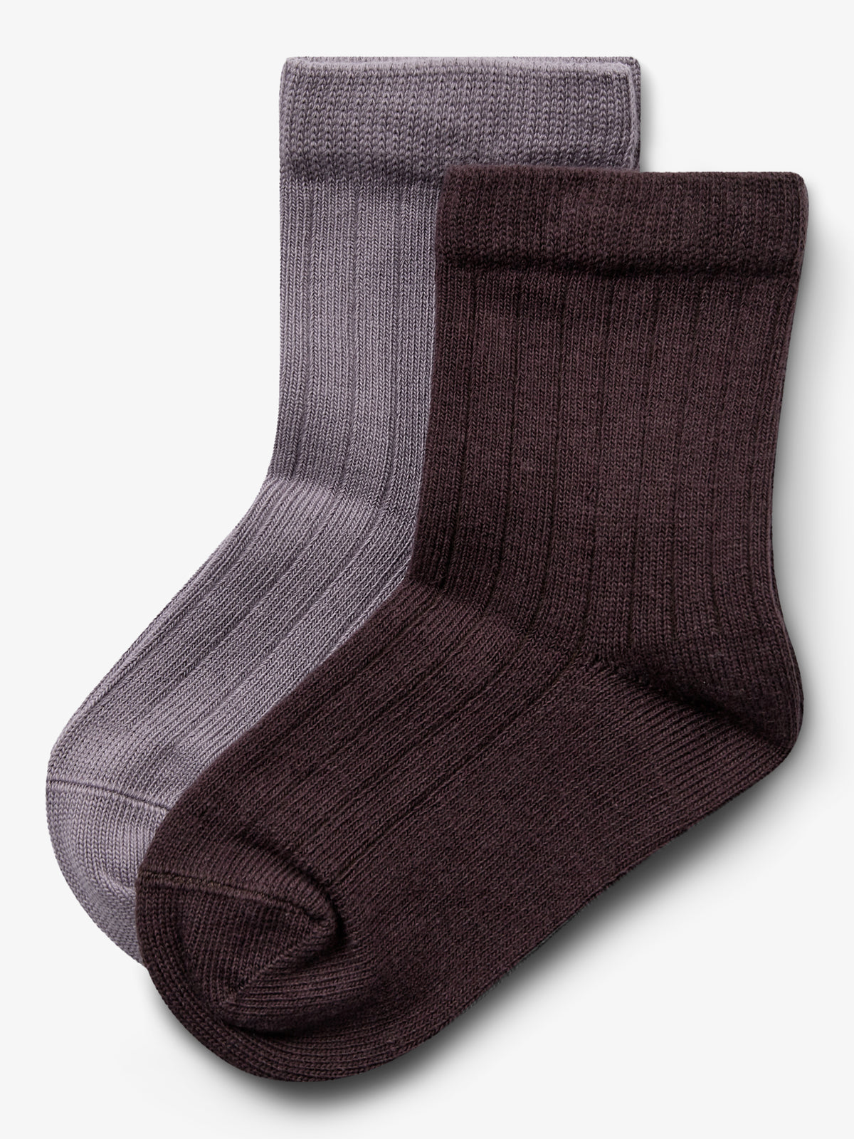Strømper 2-pak - Little - Dusty Purple/Dark Purple