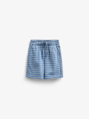 Stribede jersey shorts - Tween - Dusty Blue | 101184 Otto