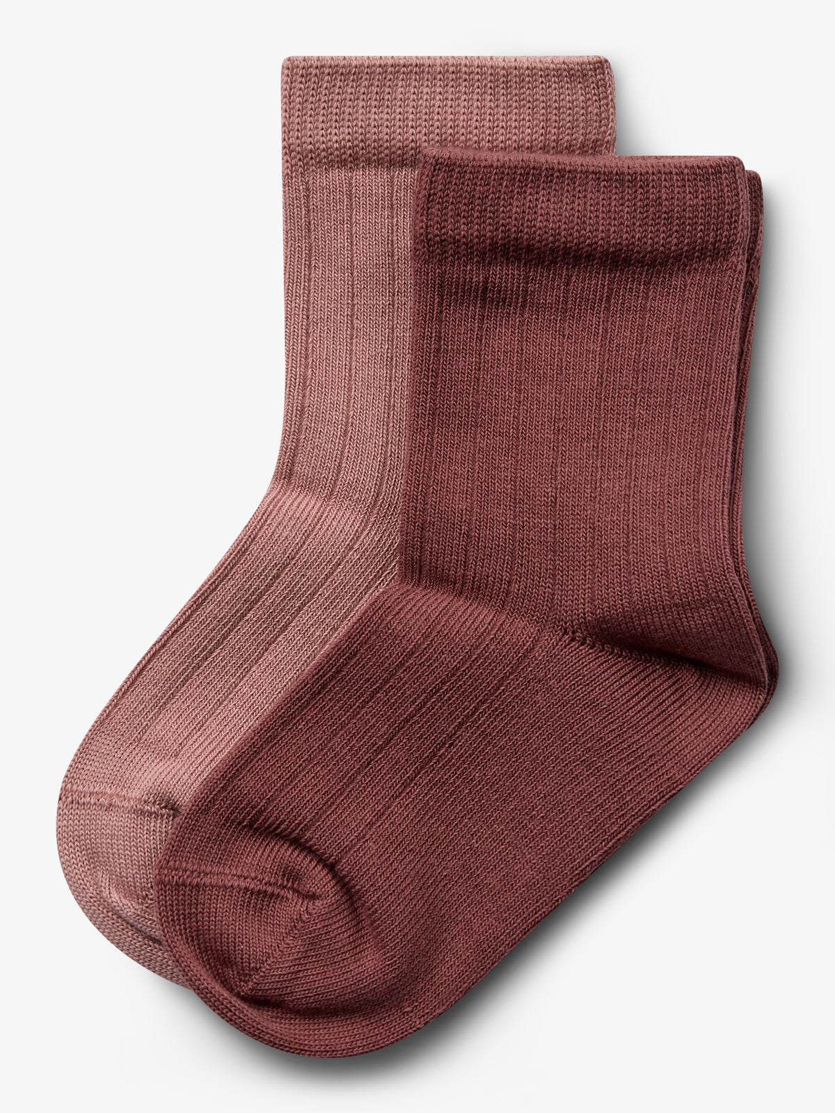 Strømper 2-pak - Little - Dusty Rose/Dark Rose