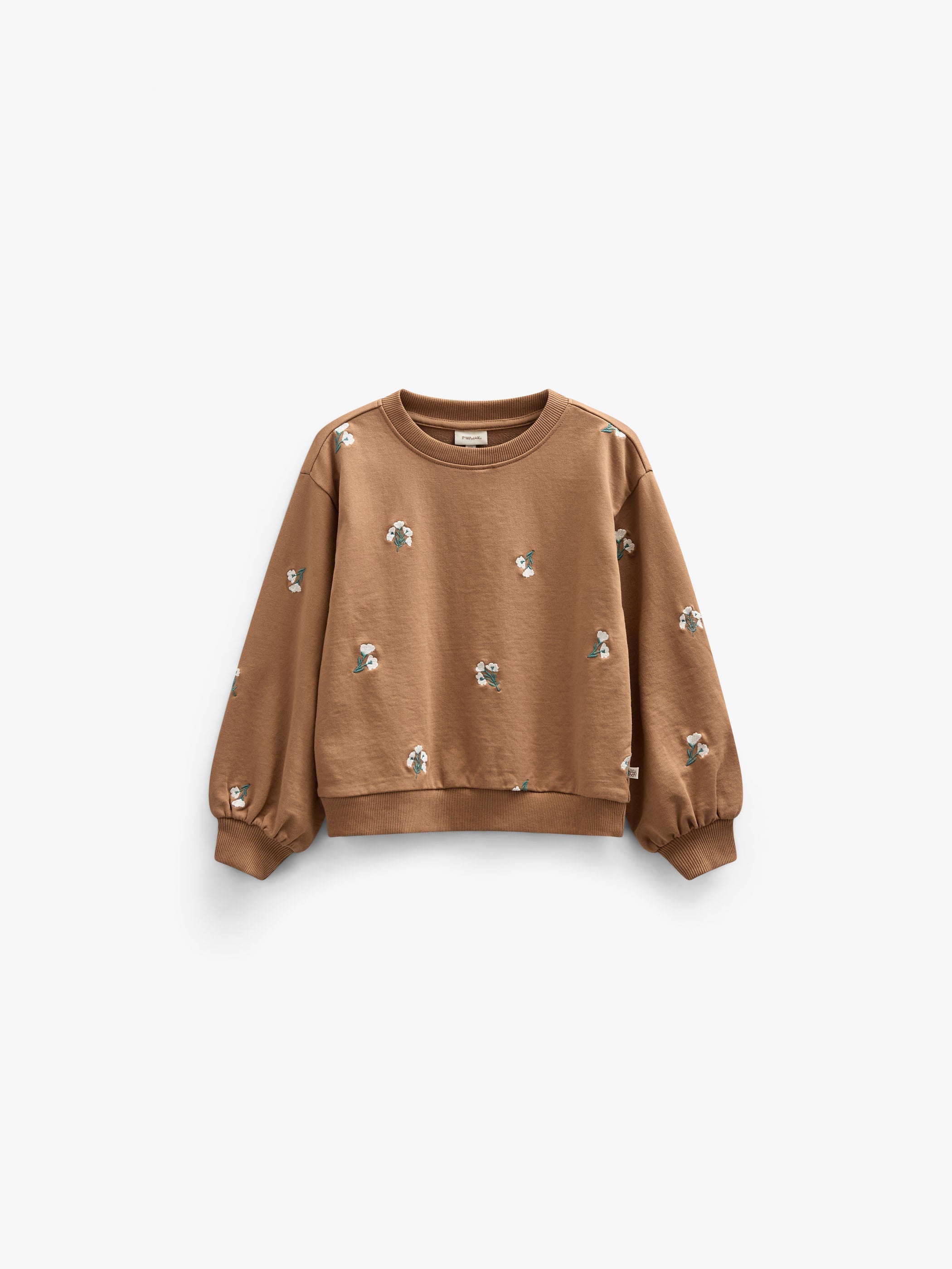 Broderet crewneck sweatshirt - Kids - Coconut | 101213 Kimber