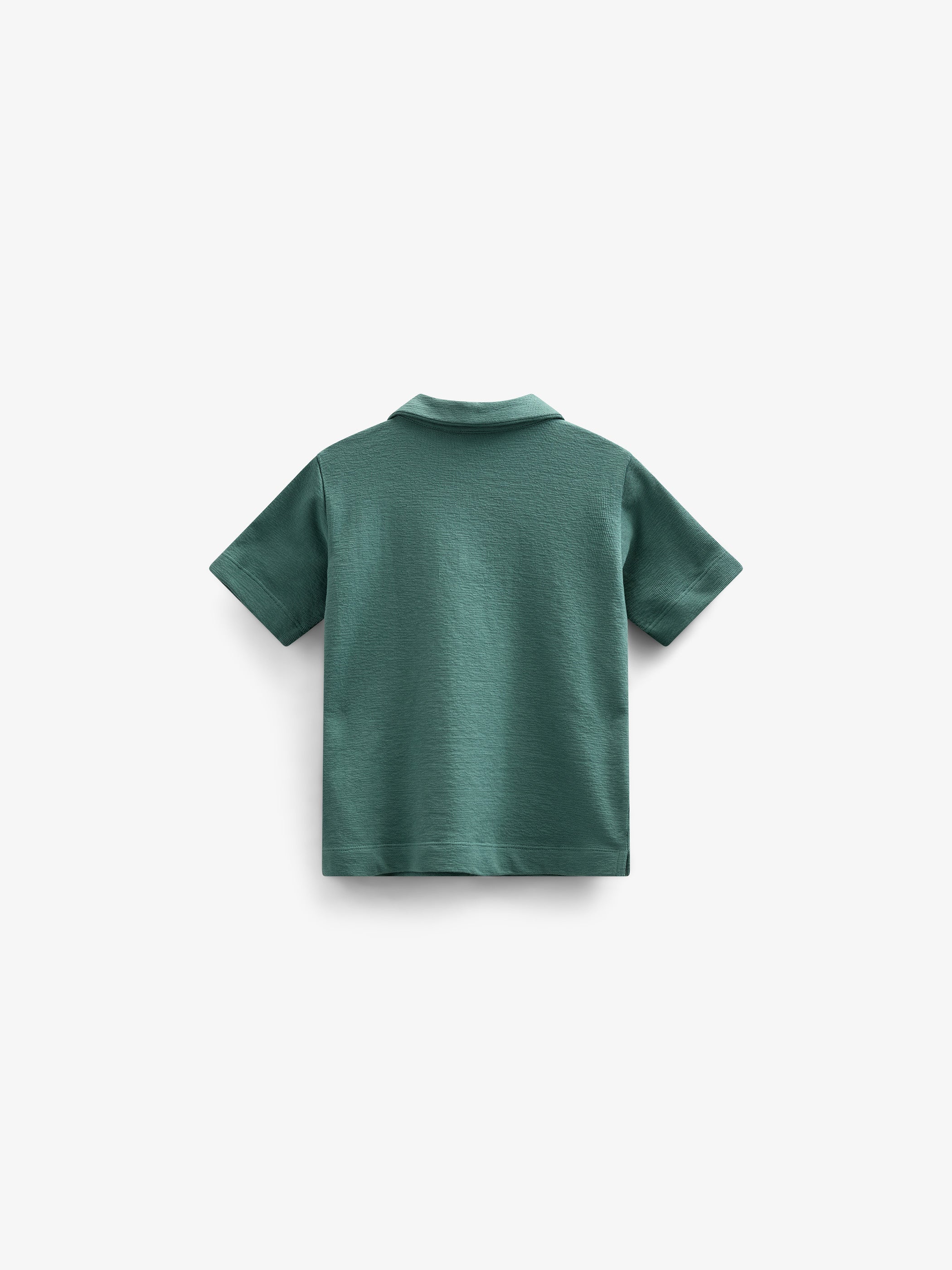 Polo T-shirt i jersey med struktur - Tween - Tropical Green | 101216 Sonny