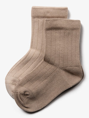 Strømper 2-pak - Little - Moonlight/Dark Beige