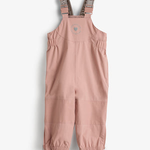 Bib Regnbukser med seler - Little - Dusty Rose