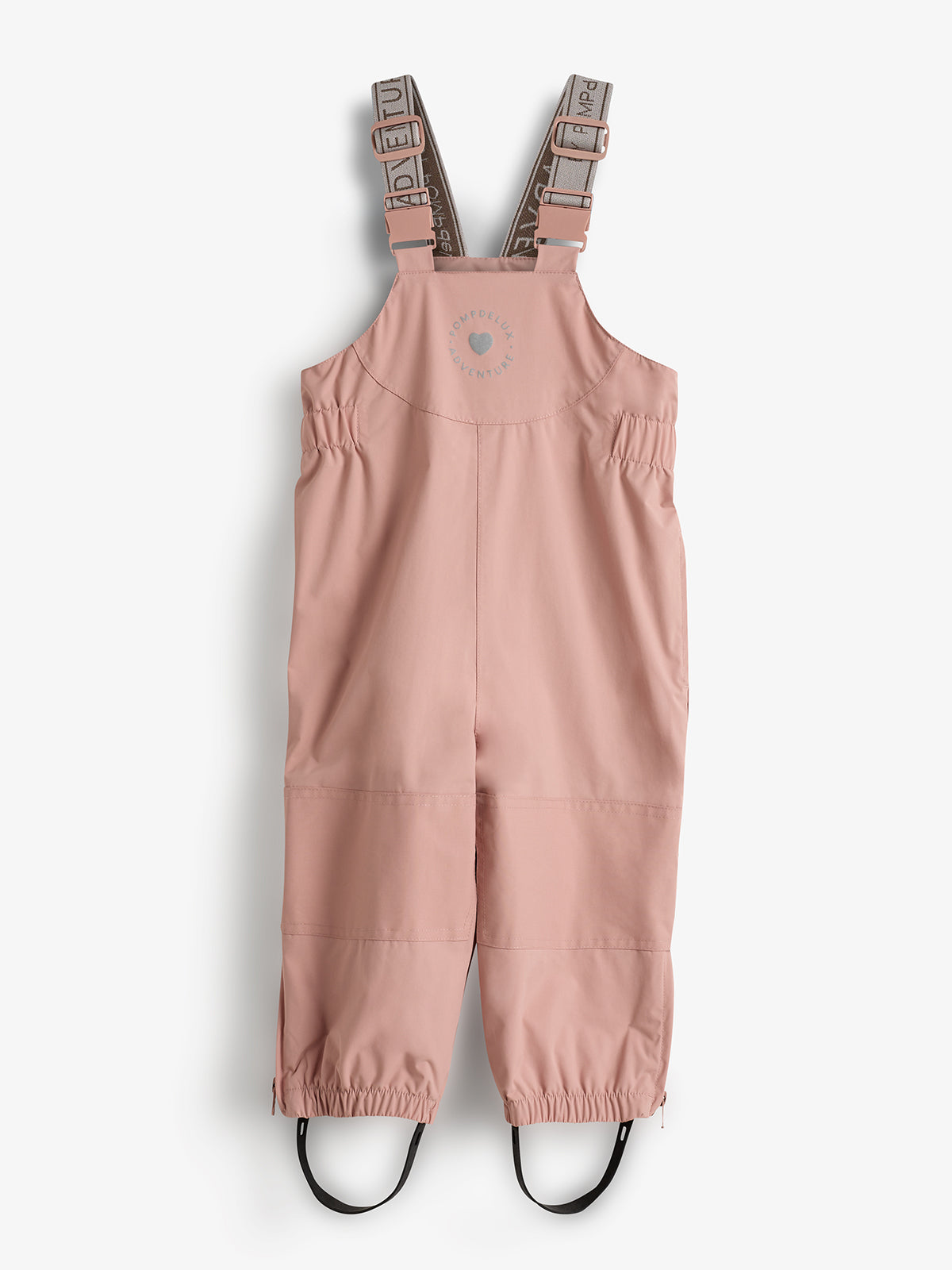 Bib Regnbukser med seler - Little - Dusty Rose