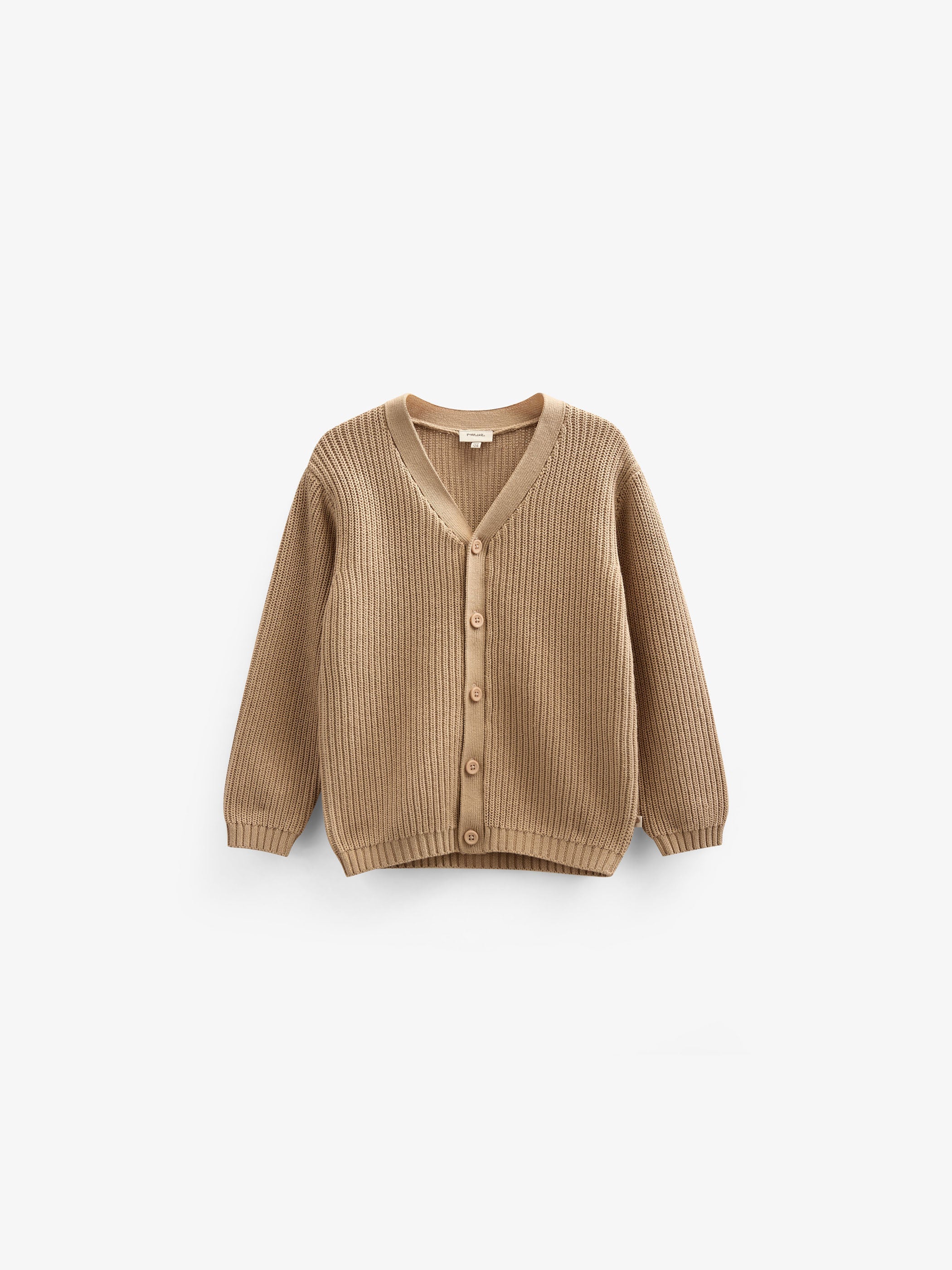 Cardigan i patentstrik - Tween - Beige | 101246 Clark
