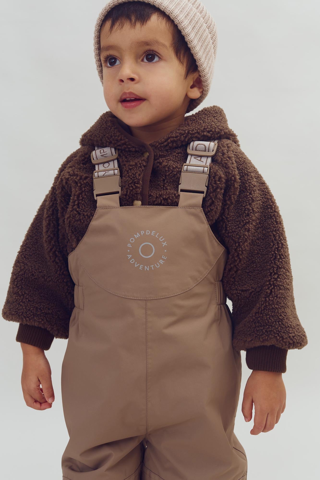 Bib Regnbukser med seler - Little - Mushroom