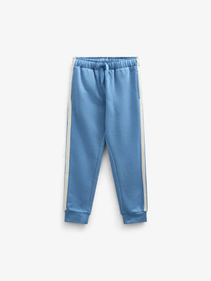 Sweatpants med kontrast bånd - Tween - Dusty Blue | 101258 Carter