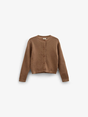 Strikket cardigan i bomuld - Kids - Coconut | 101271 Katie