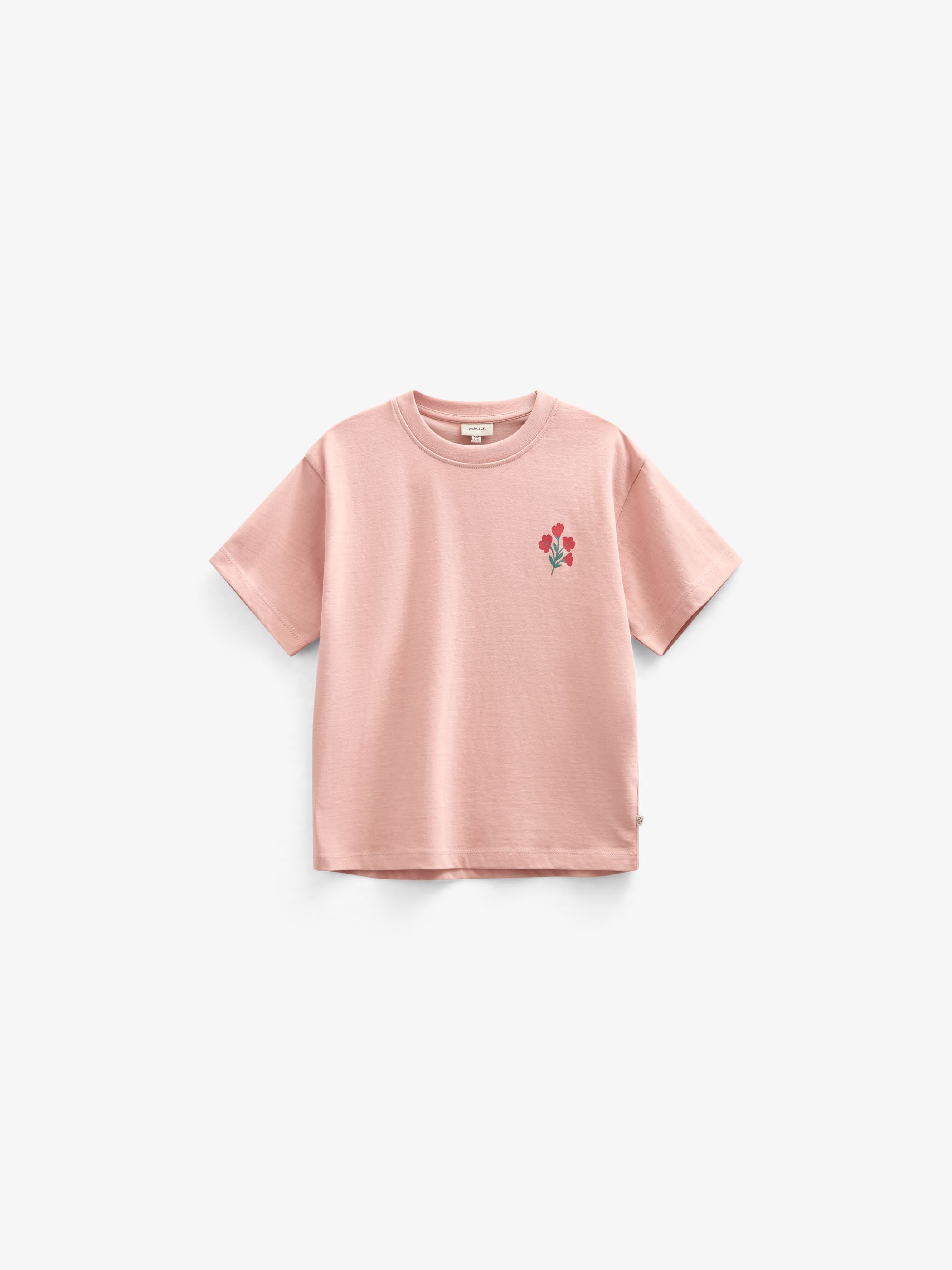 Flower Marked T-shirt - Kids - Powder Rose | 101292 Elsa