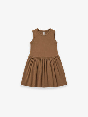 Ærmeløs kjole i modalrib - Kids - Coconut | 101297 Lottie