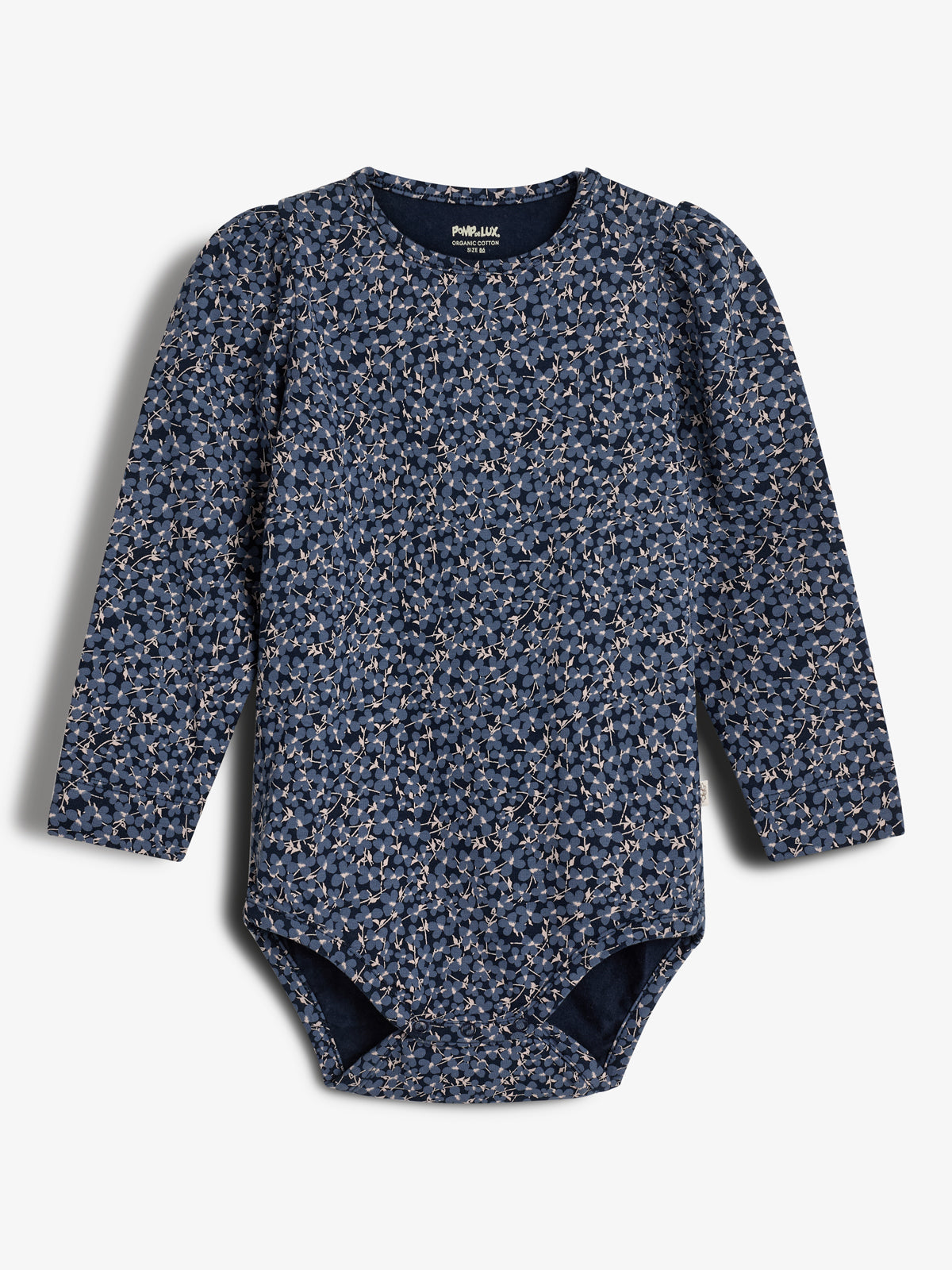 Jersey-Body med ditsy-print - Little - Blue