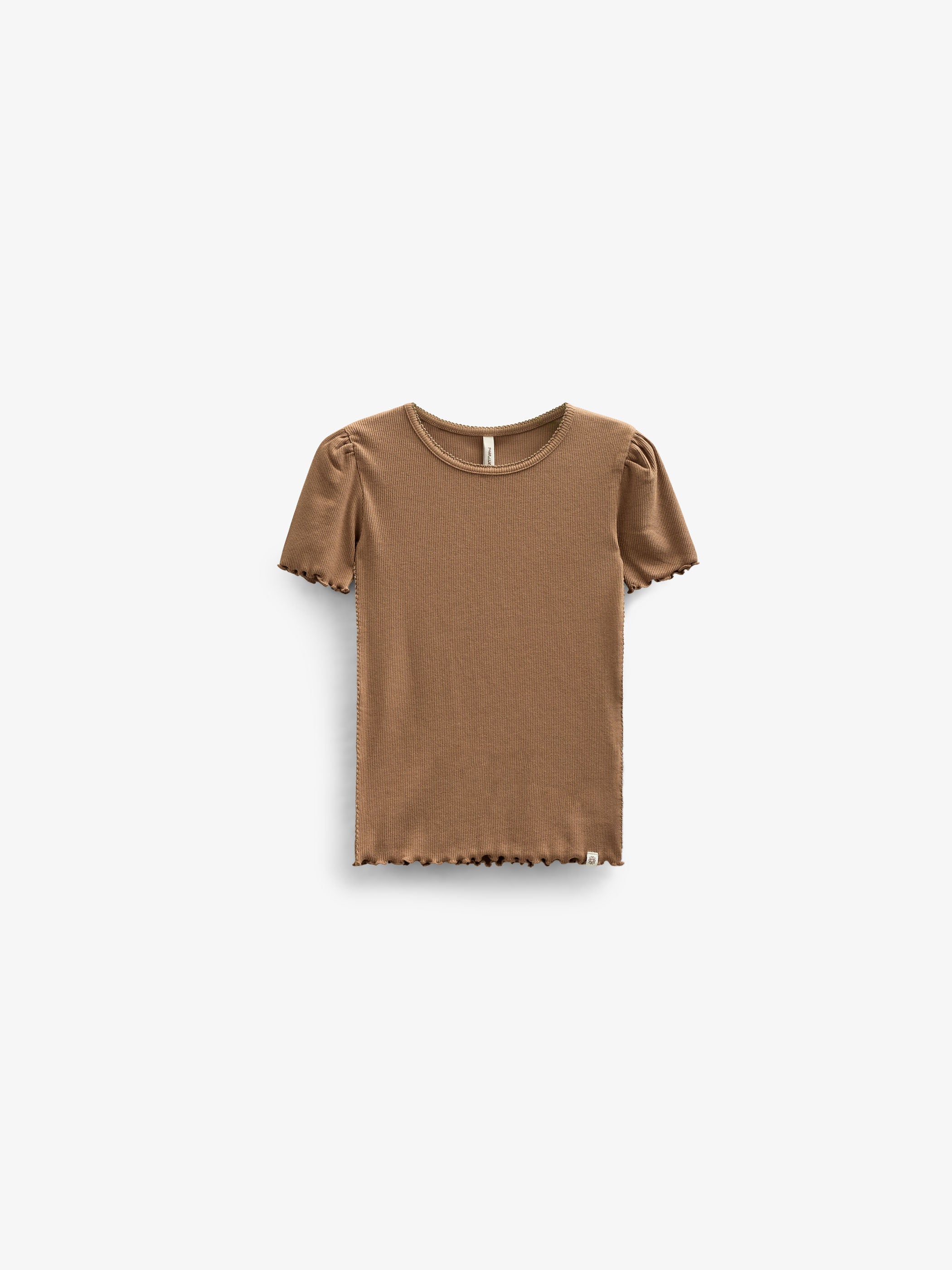 T-shirt i modalrib - Kids - Coconut | 101300 Lottie