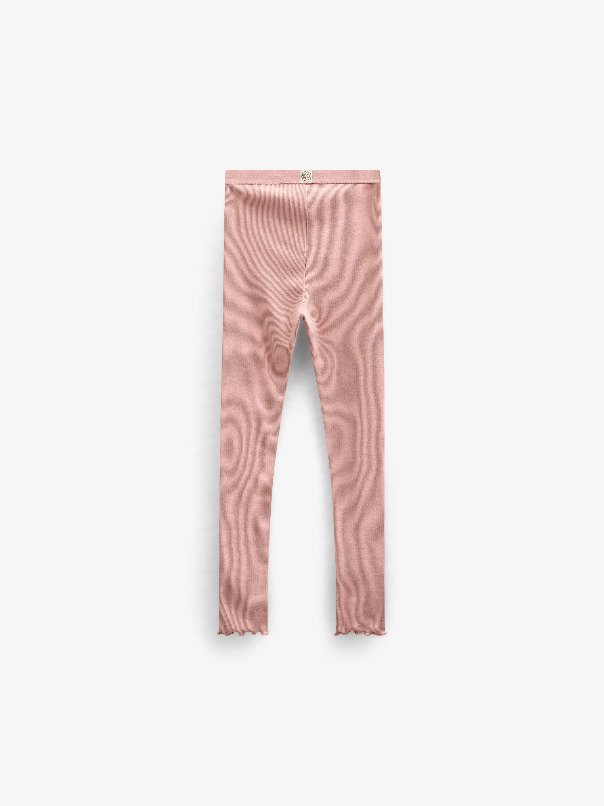 Leggings i modalrib - Tween - Rose Tan | 101323 Lottie