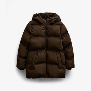 Adventure® Vinterjakke med justerbar talje Tween - Dark Brown | 101414 Elenor