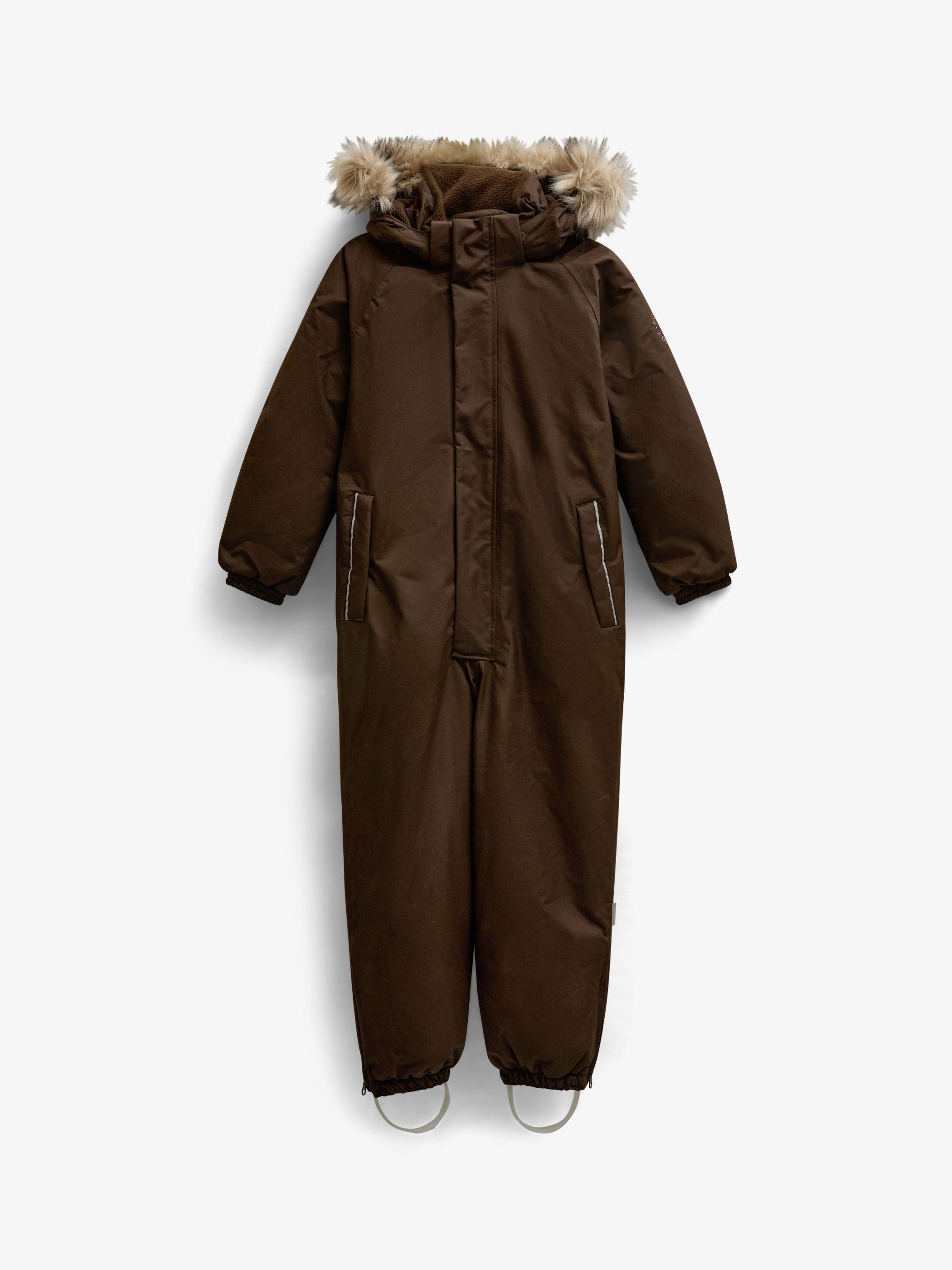 Adventure® Flyverdragt med imiteret pels Kids - Dark Brown | 101424 Sky