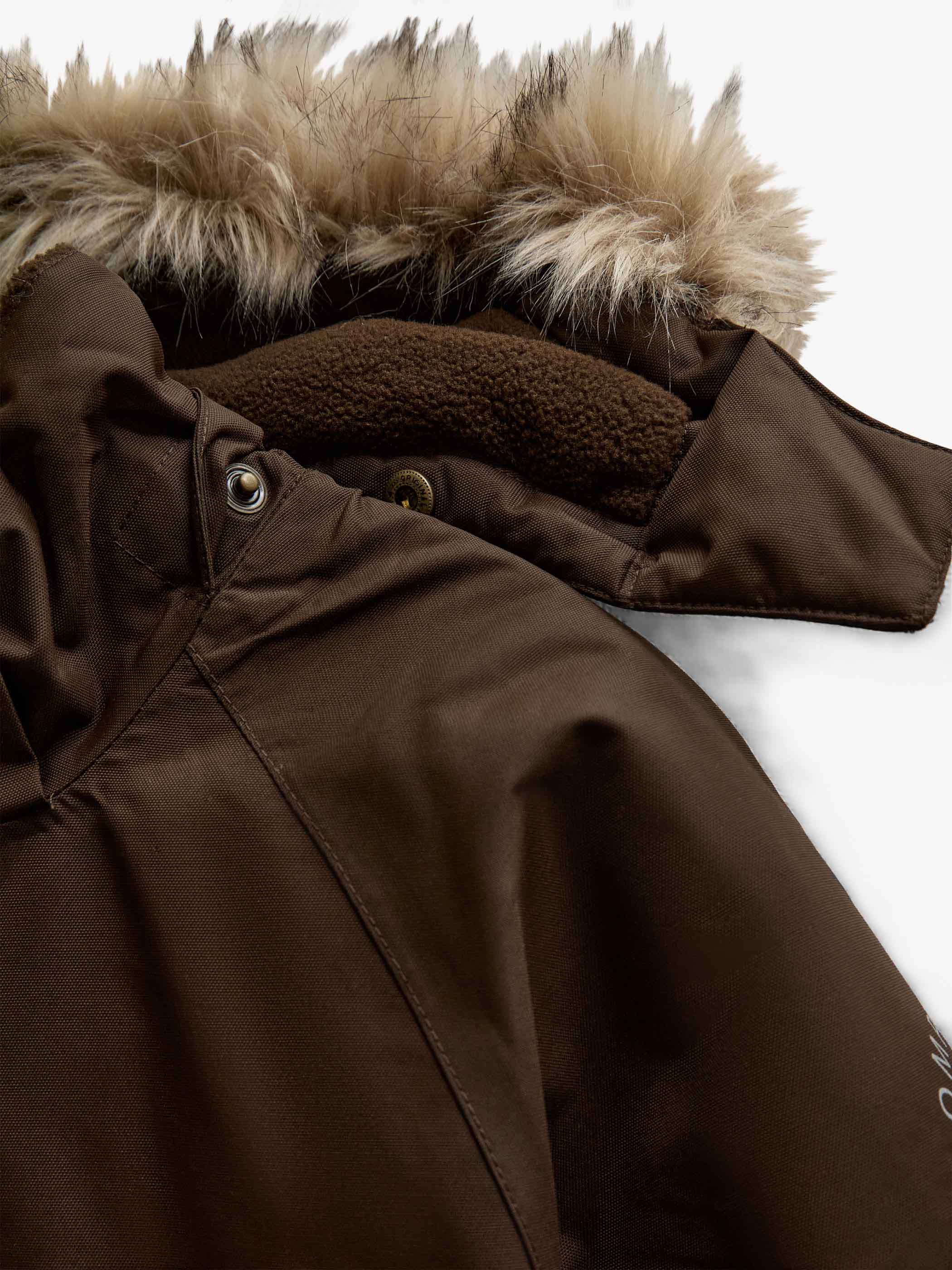 Adventure® Flyverdragt med imiteret pels Kids - Dark Brown | 101424 Sky