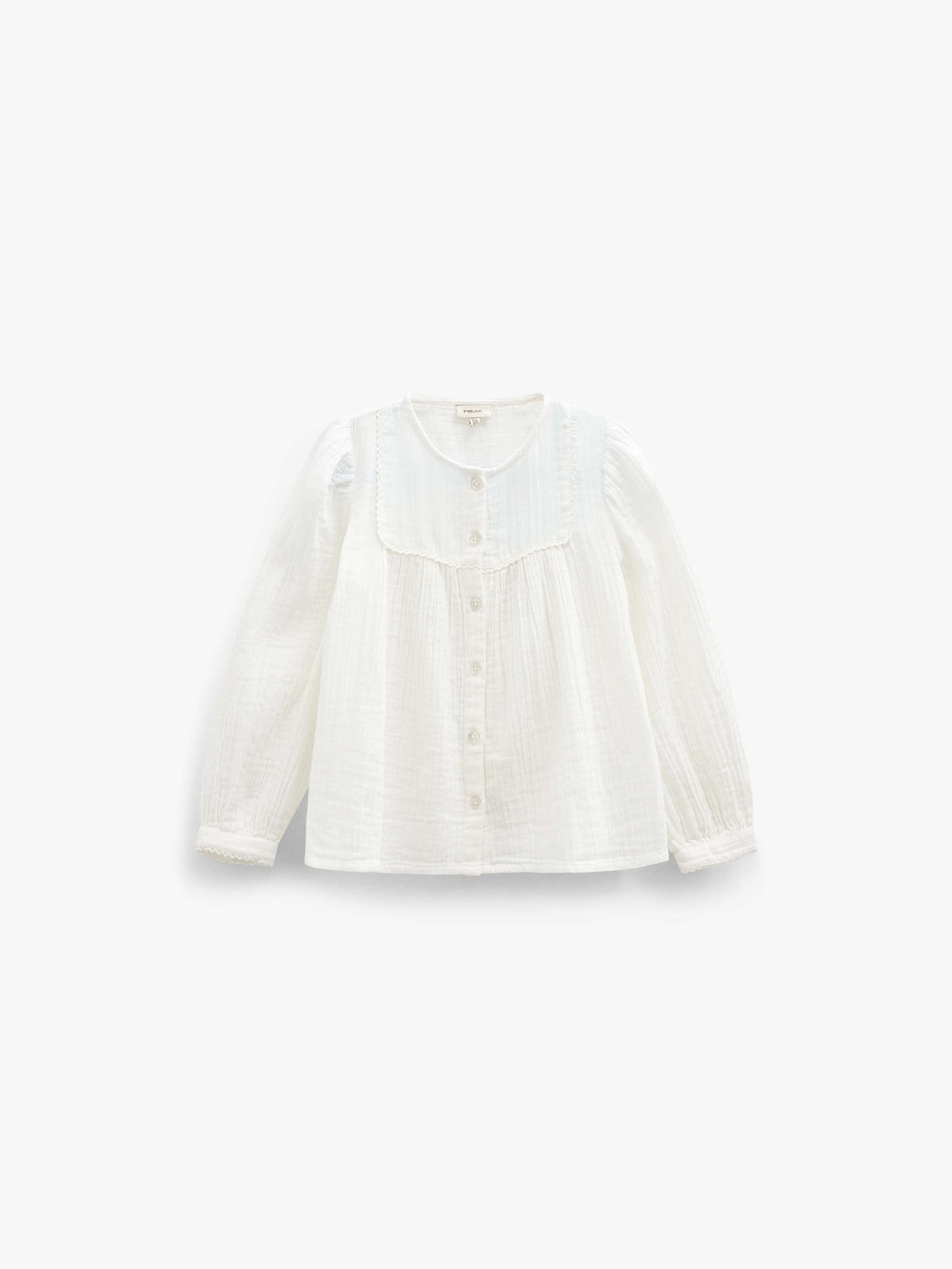 Bluse i musselin Kids - Offwhite | 101461 Celina
