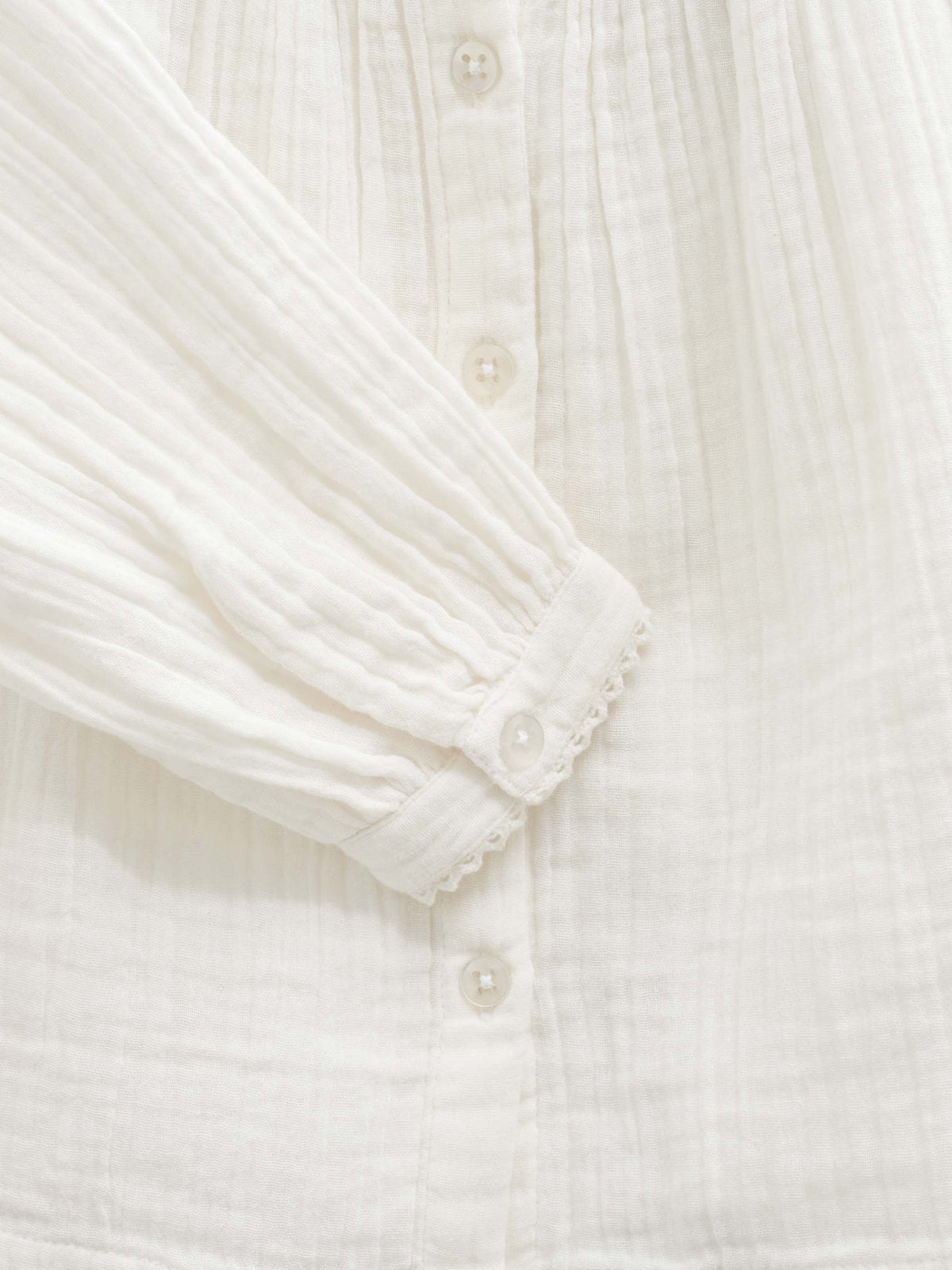 Bluse i musselin Kids - Offwhite | 101461 Celina