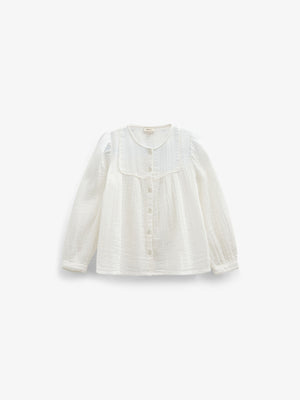 Bluse i musselin Tween - Offwhite | 101462 Celina