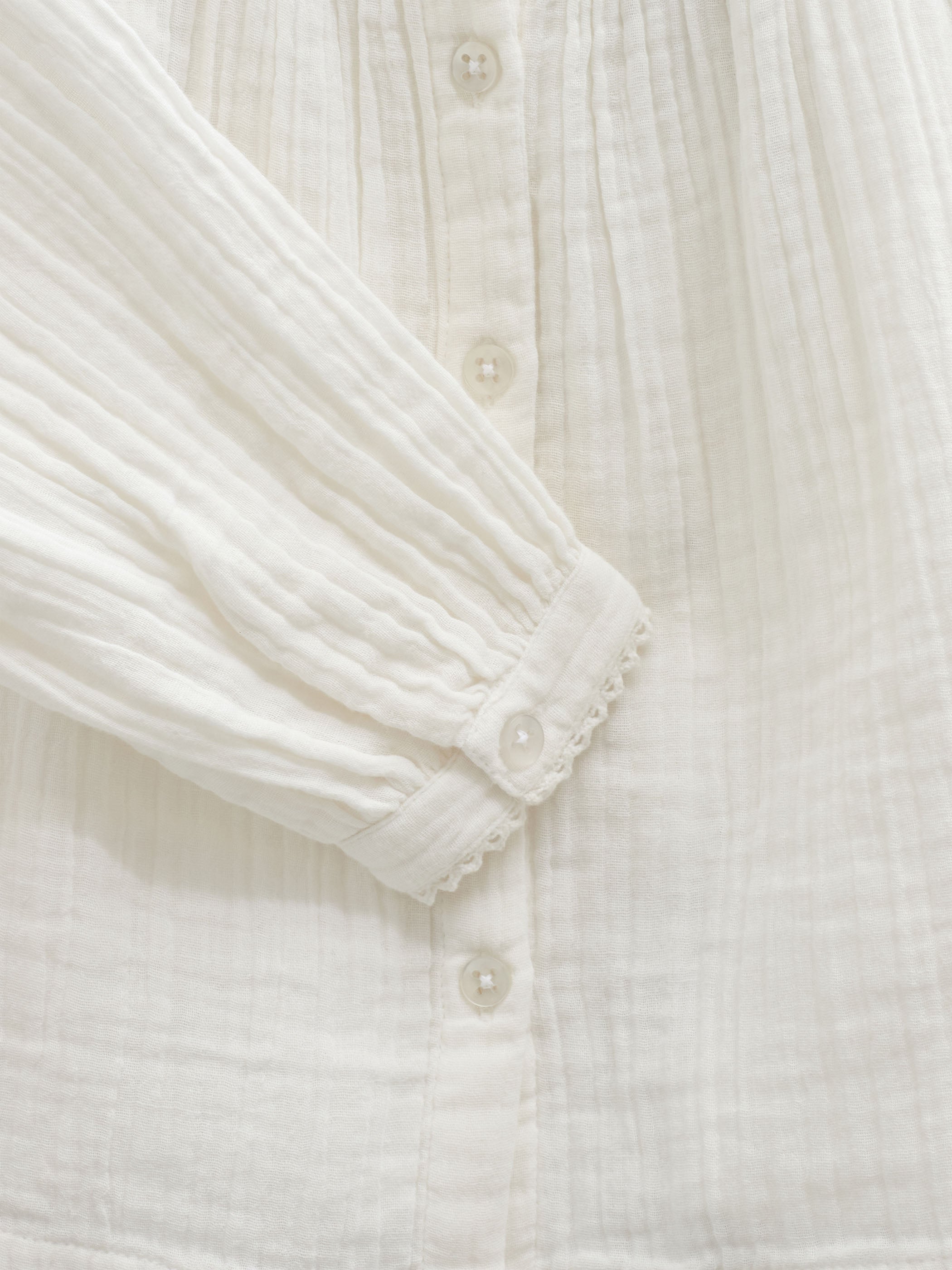 Bluse i musselin Tween - Offwhite | 101462 Celina
