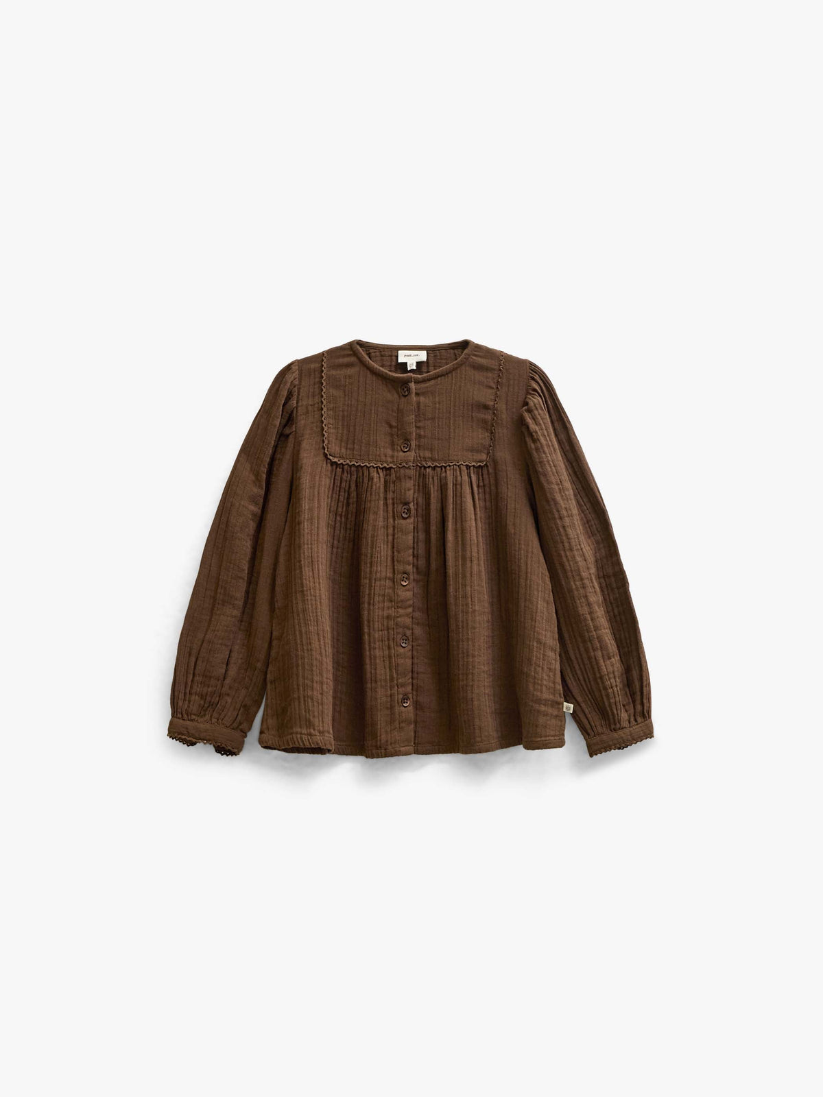 Bluse i musselin Tween - Brown | 101464 Celina