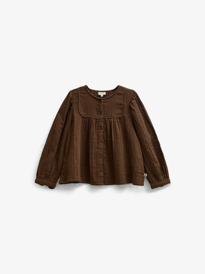 Bluse i musselin Tween - Brown | 101464 Celina